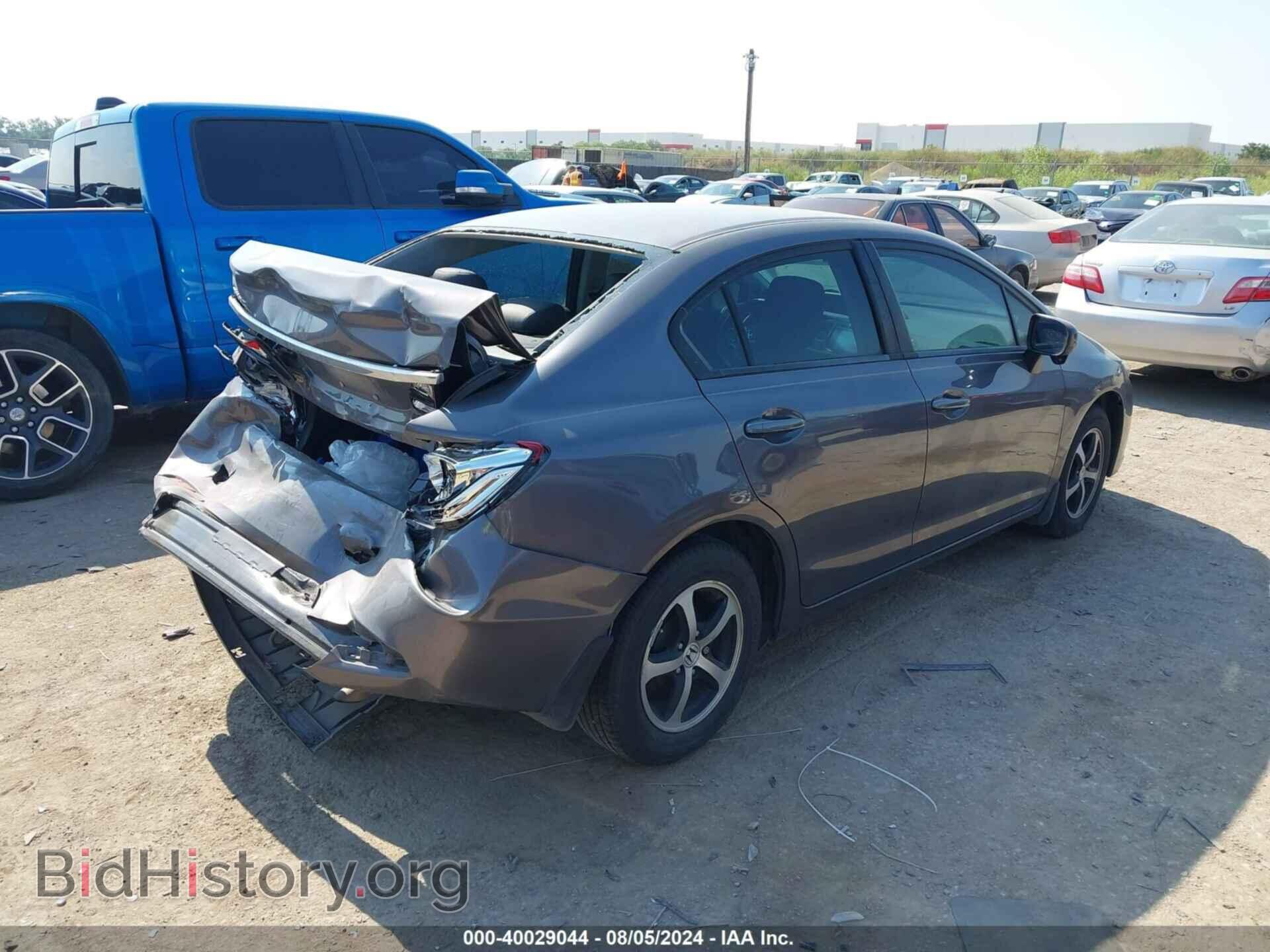 2015 HONDA CIVIC - VIN: 19XFB2F72FE108706 - Фото 4