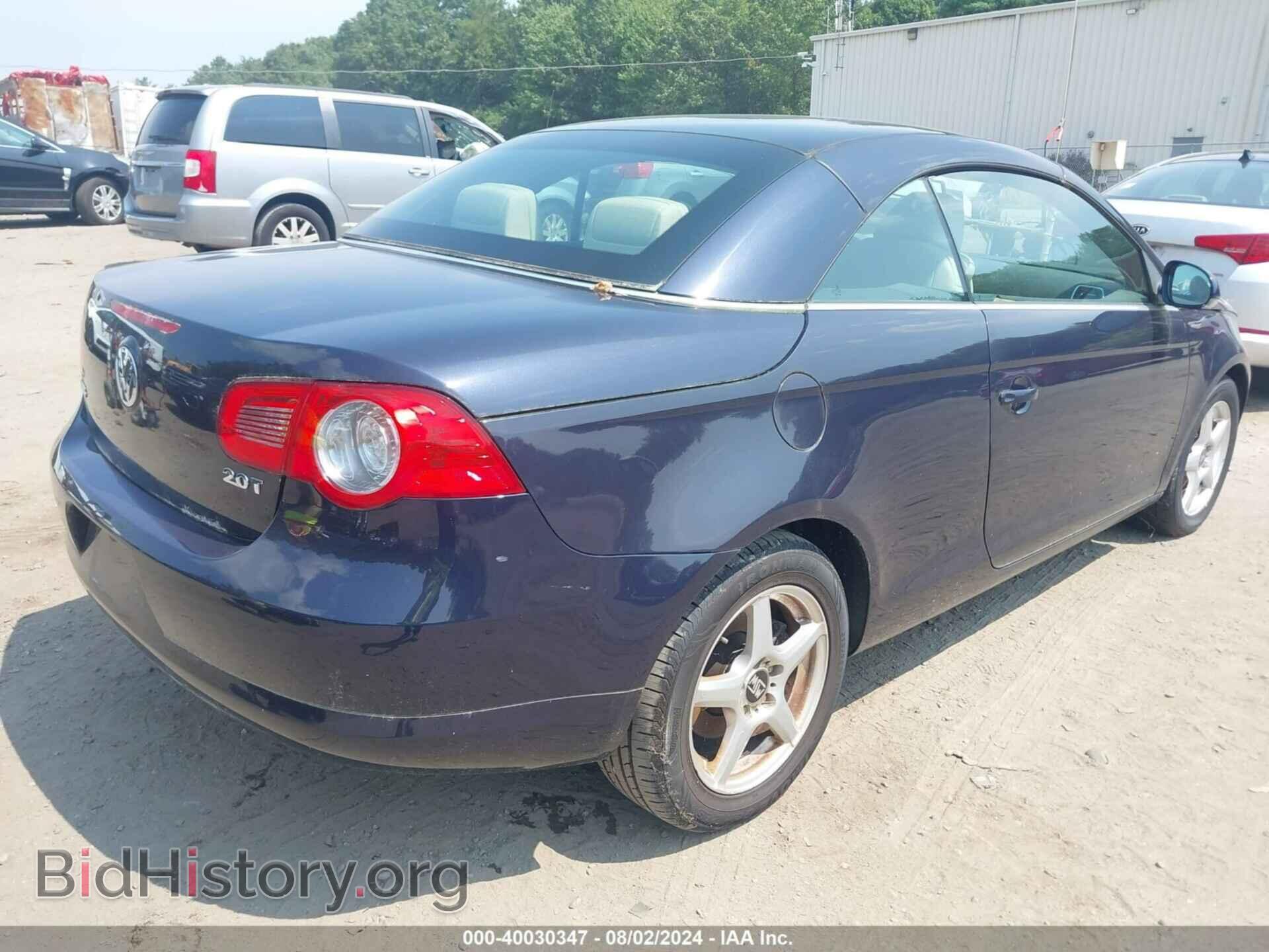 2007 VOLKSWAGEN EOS - VIN: WVWBA71F87V025596 - Фото 4