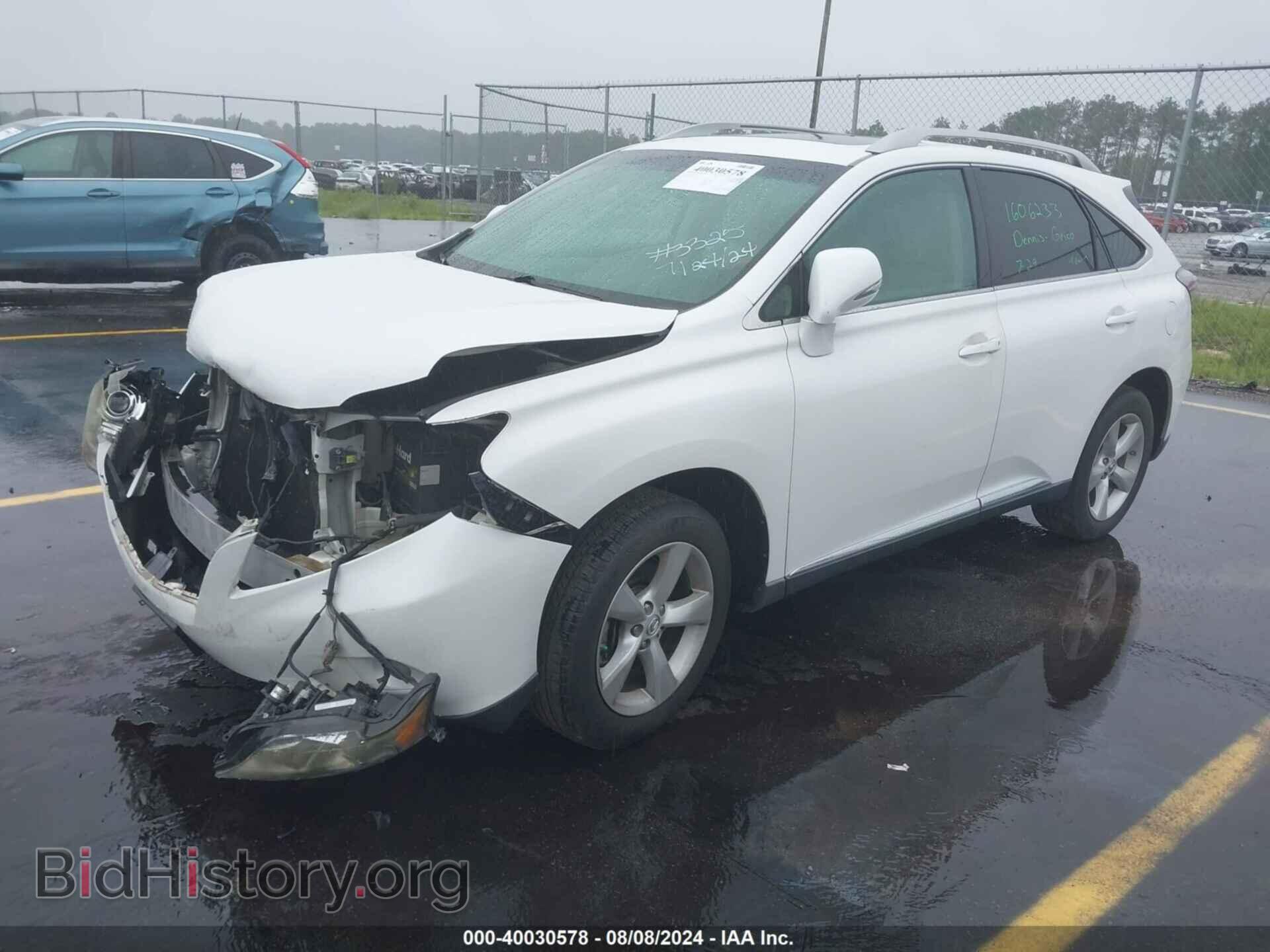 2011 LEXUS RX 350 - VIN: 2T2BK1BA2BC102077 - Фото 2