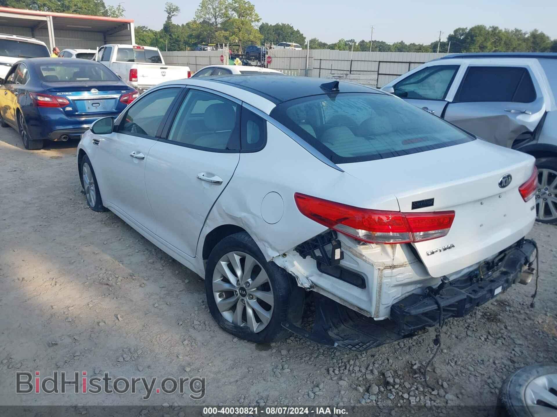2016 KIA OPTIMA - VIN: 5XXGU4L32GG091507 - Фото 3
