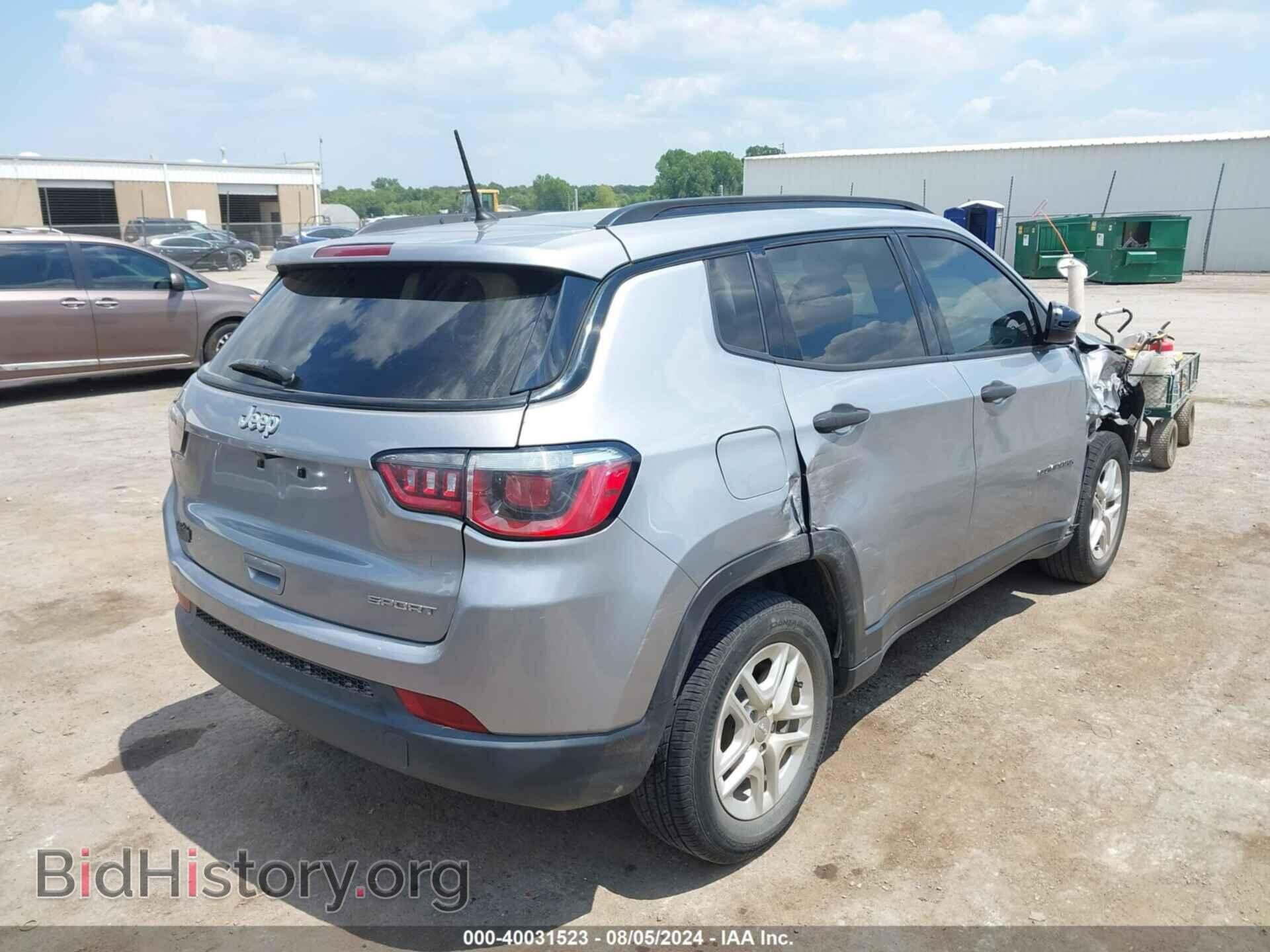 2018 JEEP COMPASS - VIN: 3C4NJCAB4JT461971 - Фото 4