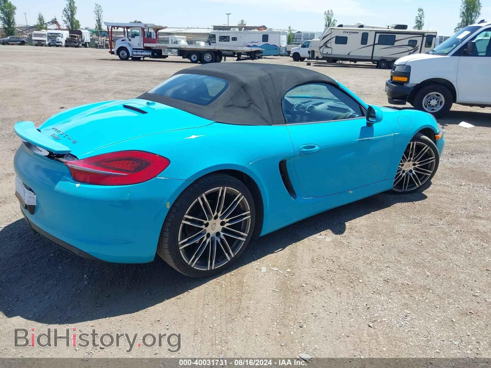 2016 PORSCHE BOXSTER - VIN: WP0CA2A80GS120874 - Фото 4