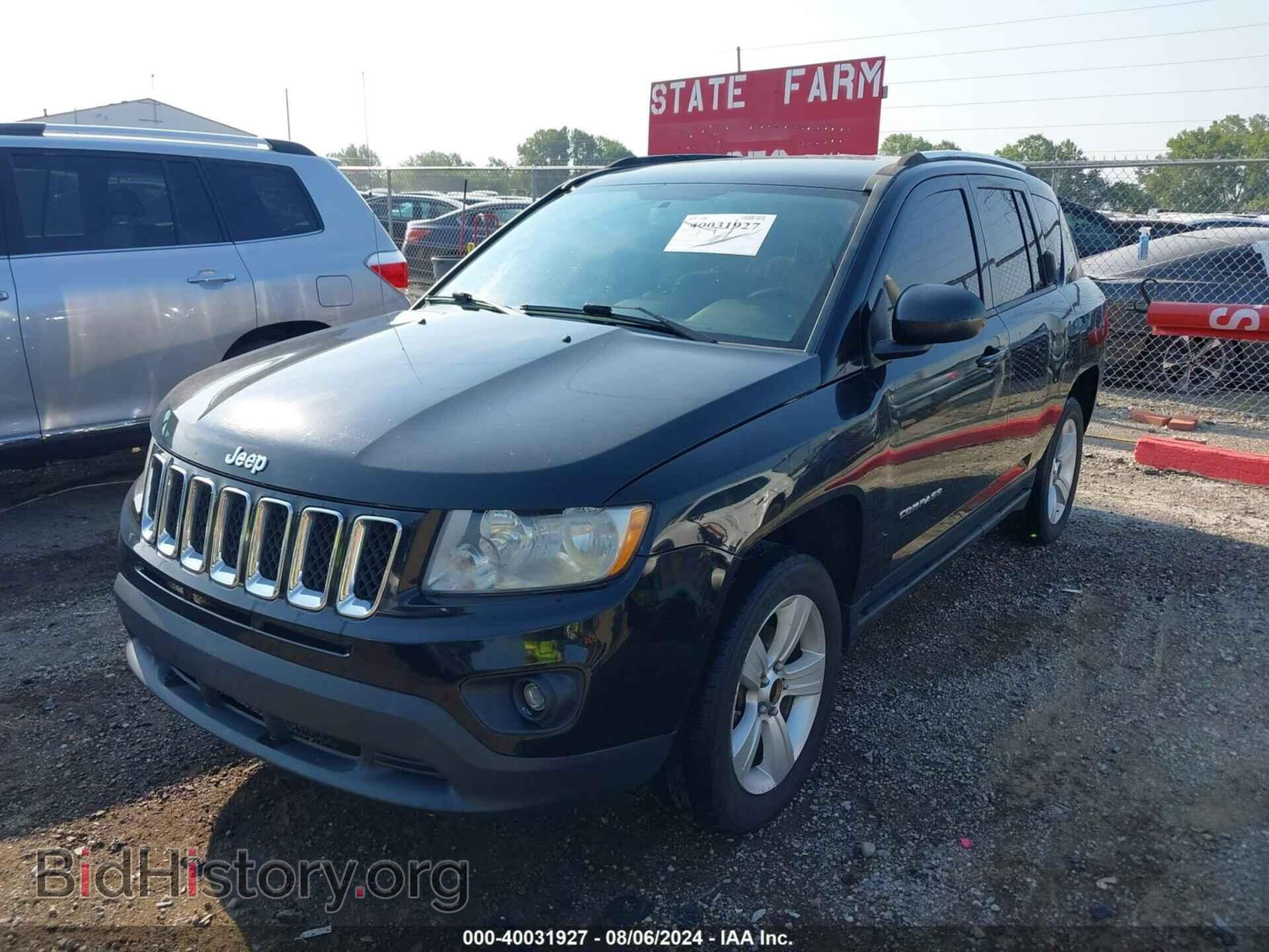 2012 JEEP COMPASS - VIN: 1C4NJDEB3CD621542 - Фото 2