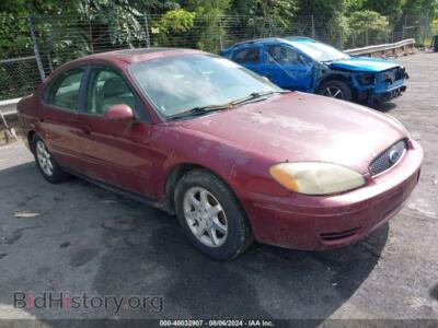 2007 Ford TAURUS SEL, red — VIN 1FAFP56U27A197003, IAAI