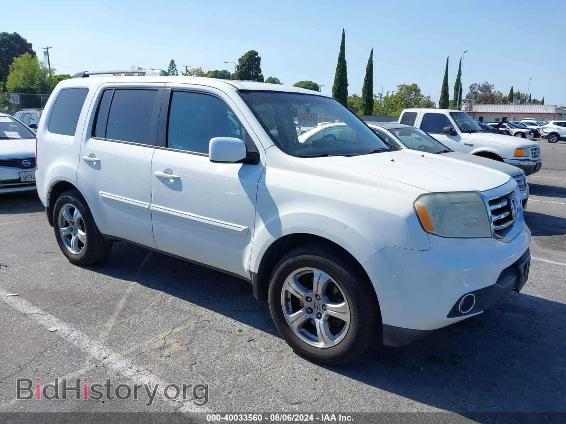 Фотография 5FNYF3H52CB034093 - HONDA PILOT 2012