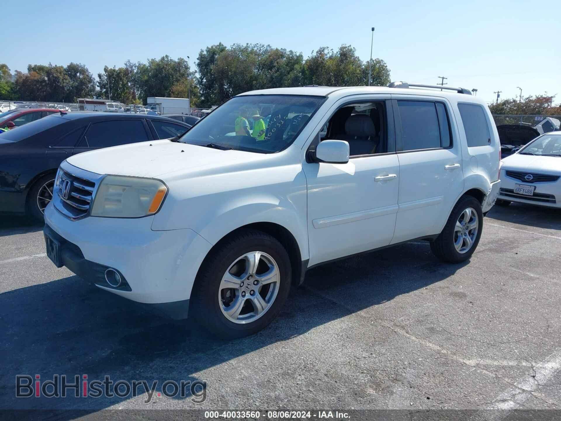 2012 HONDA PILOT - VIN: 5FNYF3H52CB034093 - Фото 2