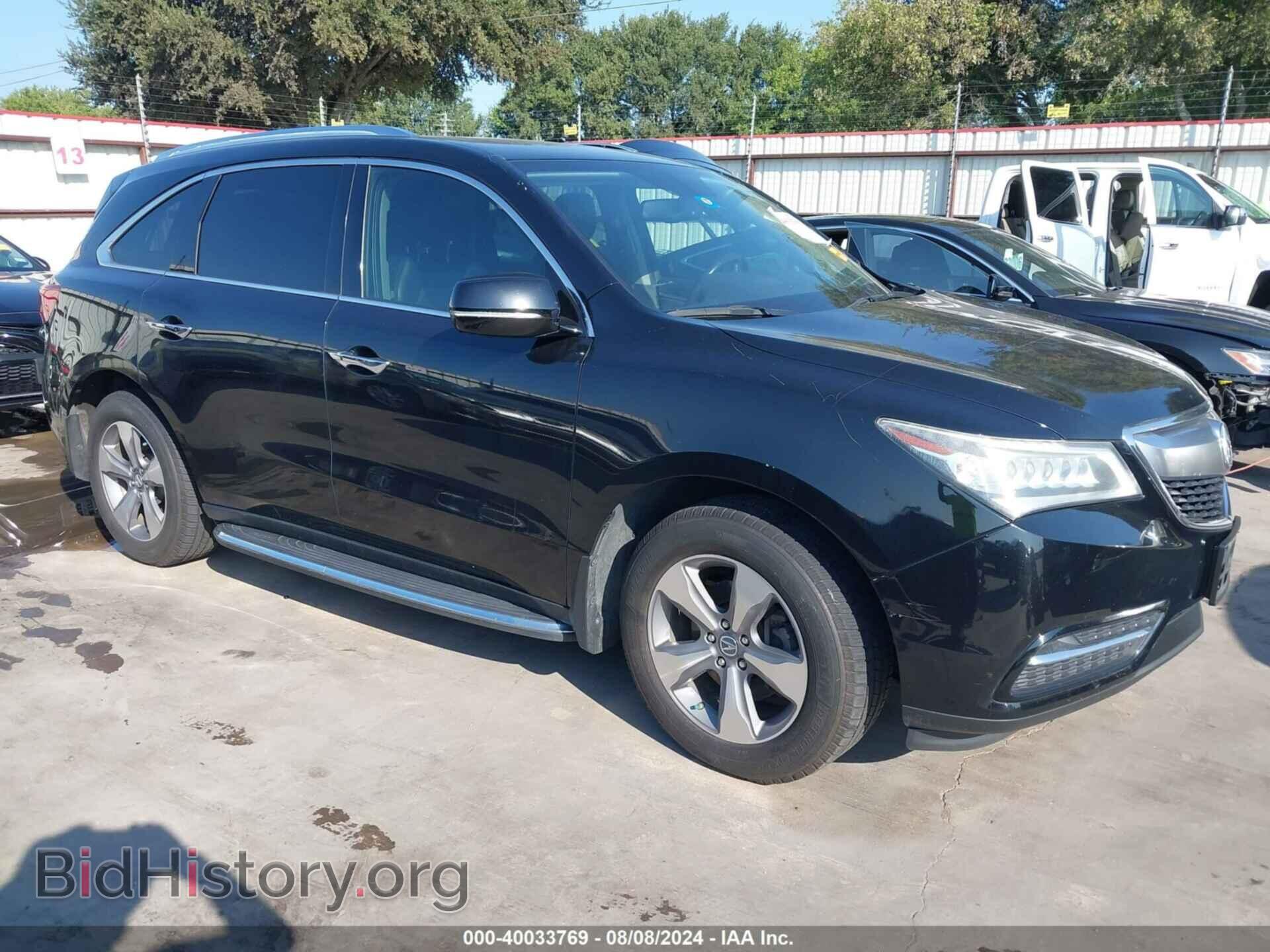 Фотография 5FRYD4H22FB013944 - ACURA MDX 2015