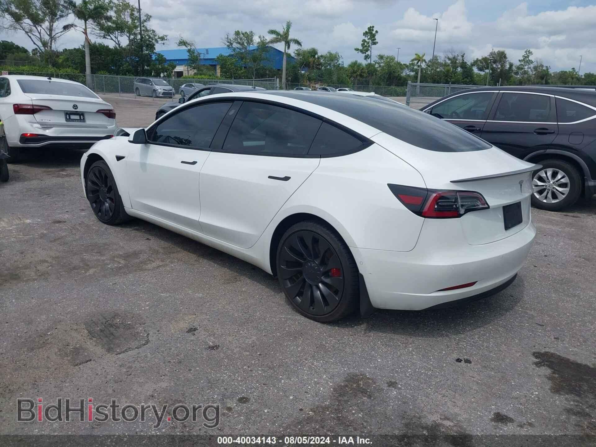 2022 TESLA MODEL 3 - VIN: 5YJ3E1EC5NF154915 - Фото 3