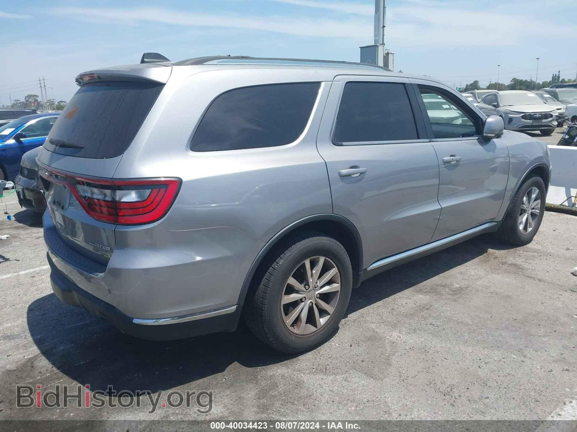 2015 DODGE DURANGO - VIN: 1C4RDHDG0FC244255 - Фото 4