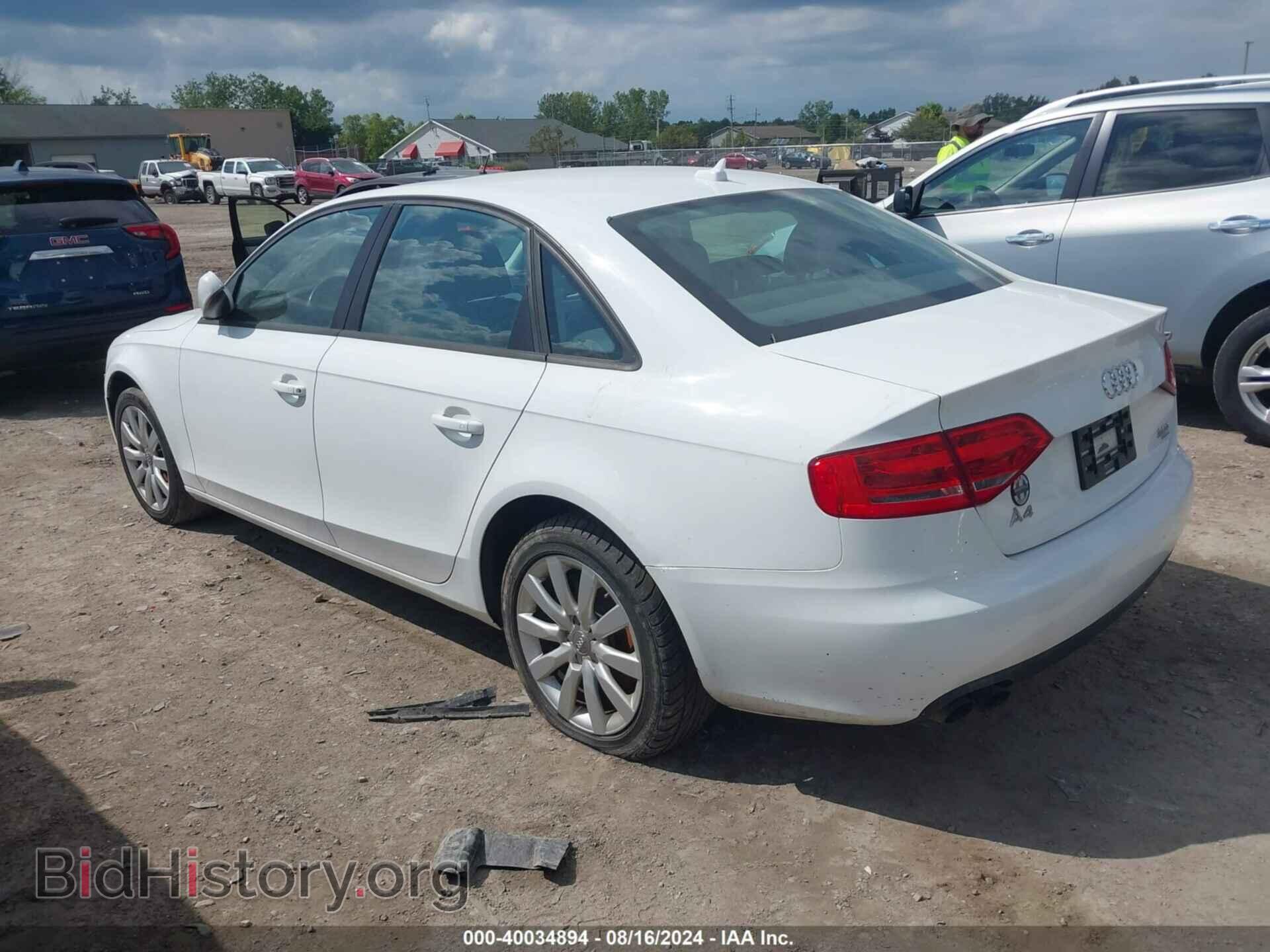 2012 AUDI A4 - VIN: WAUBFAFL8CN003960 - Фото 3