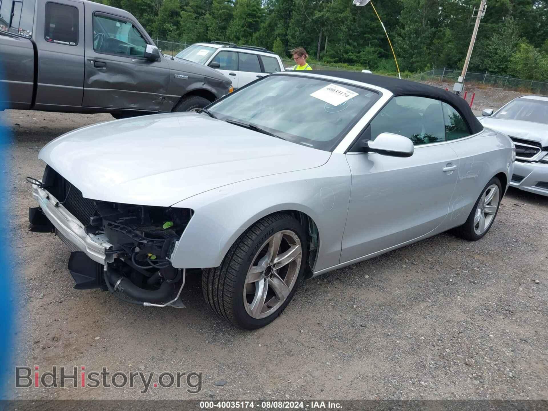 2013 AUDI A5 - VIN: WAUCFAFH8DN010649 - Фото 2