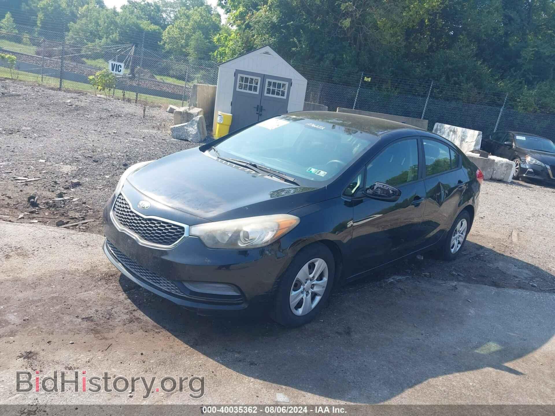 2014 KIA FORTE - VIN: KNAFK4A64E5206282 - Фото 2