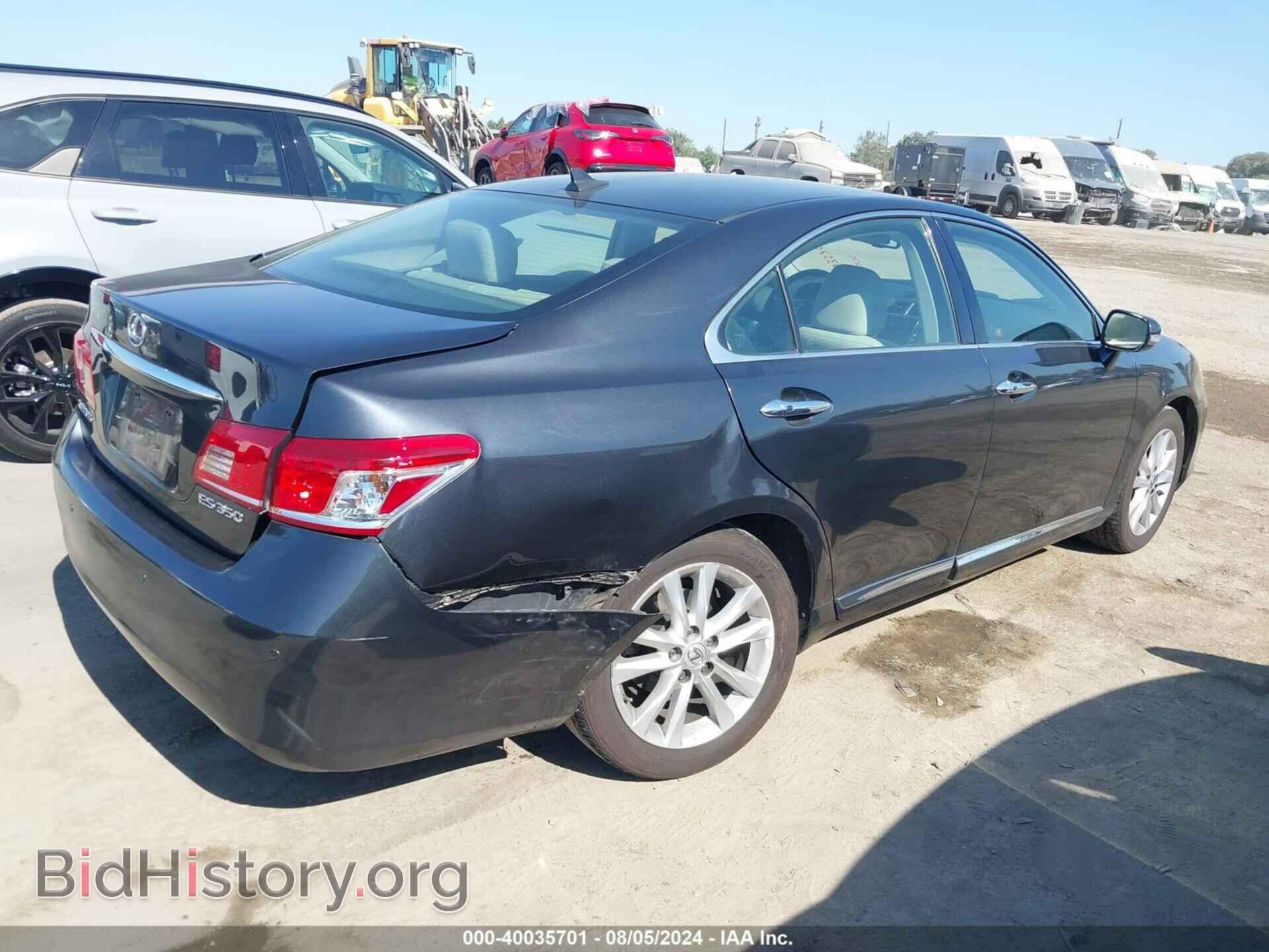 2011 LEXUS ES 350 - VIN: JTHBK1EG7B2472491 - Фото 4