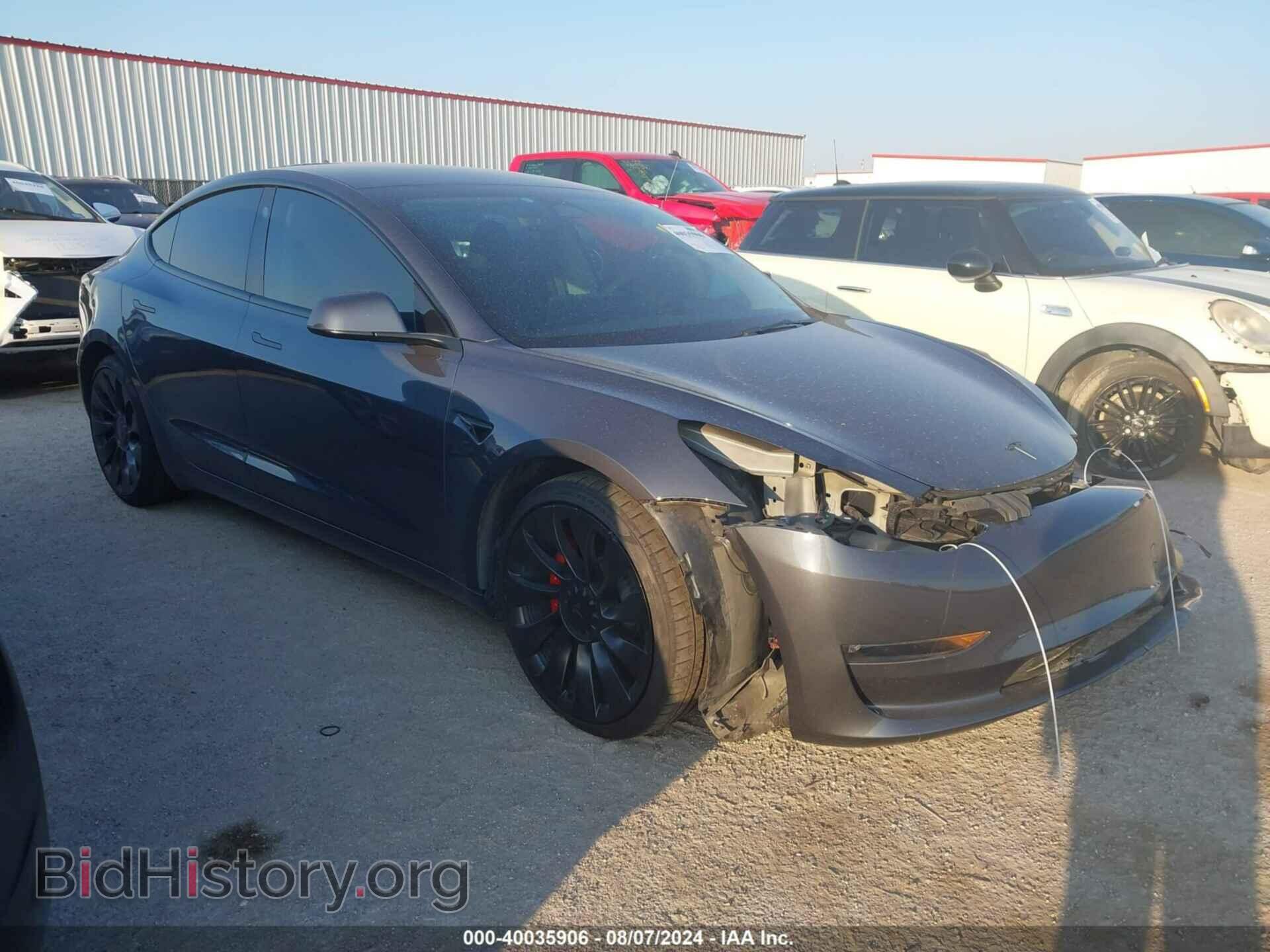 Photo 5YJ3E1EC3PF488850 - TESLA MODEL 3 2023