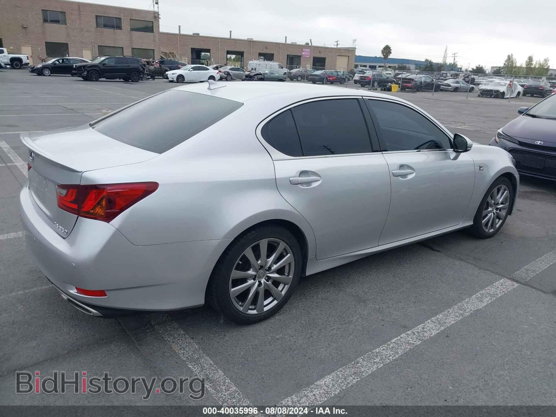 2013 LEXUS GS 350 - VIN: JTHBE1BL7D5016260 - Фото 4