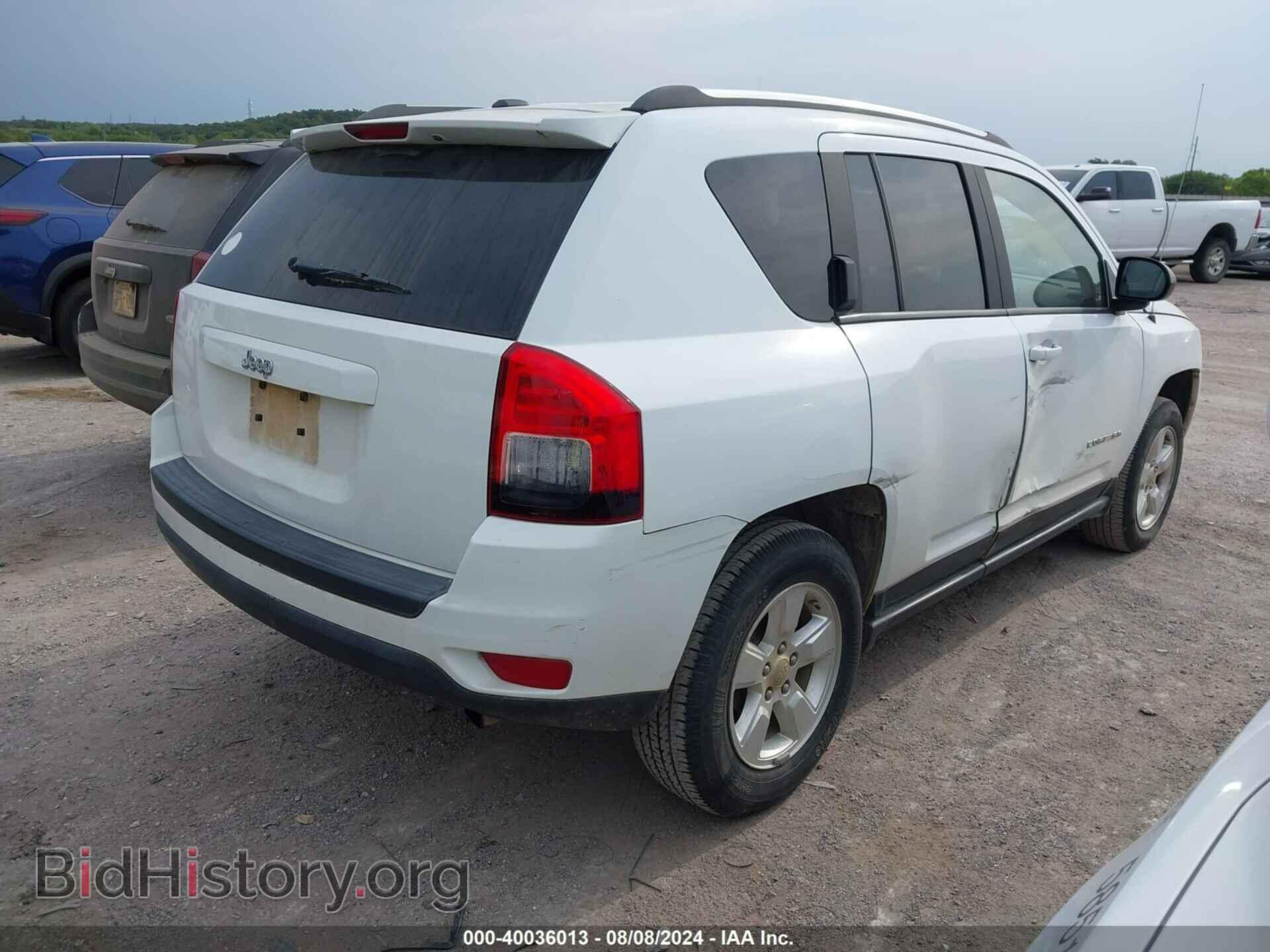 2013 JEEP COMPASS - VIN: 1C4NJCBA5DD164630 - Фото 4