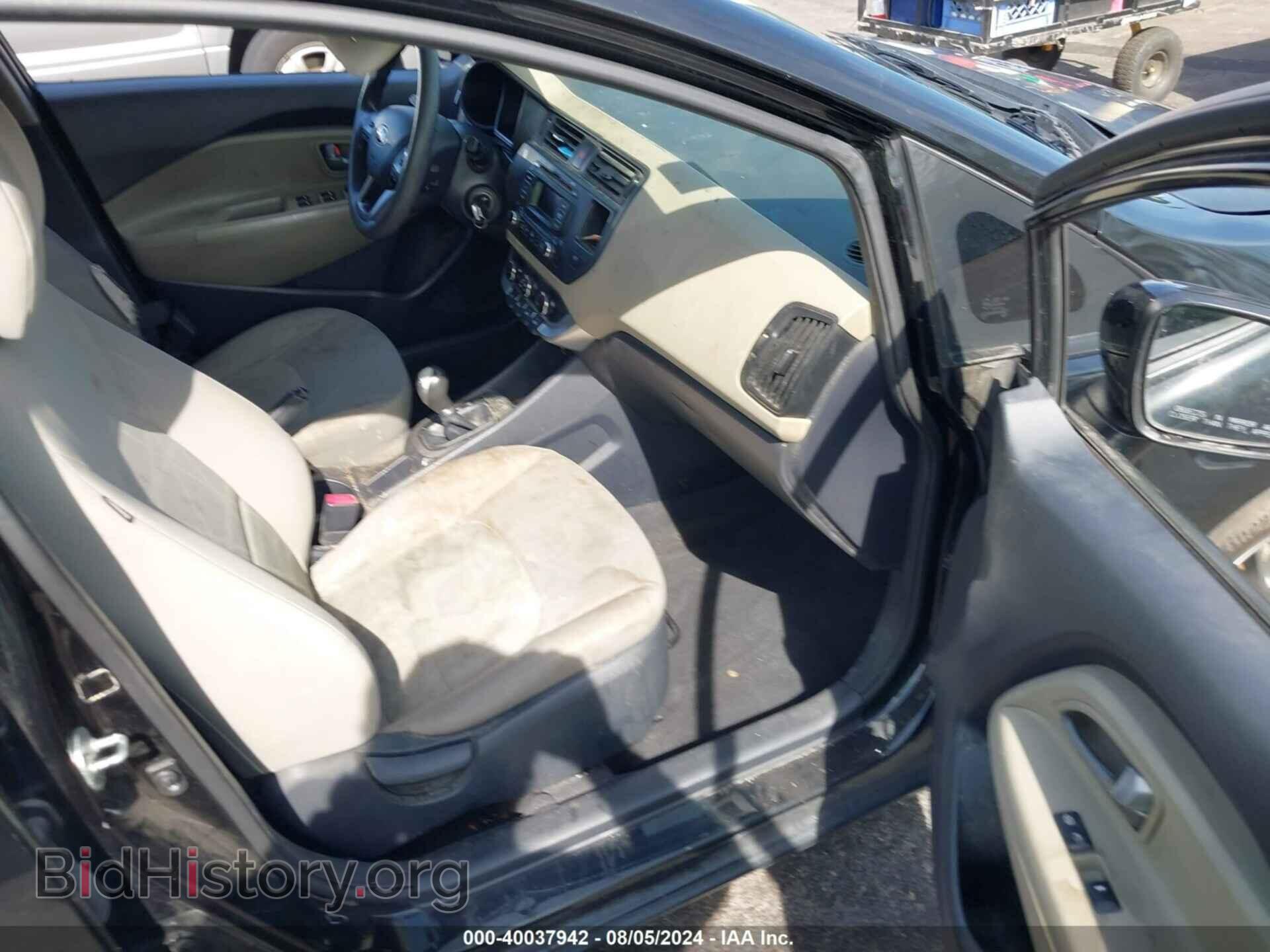 2014 KIA RIO - VIN: KNADM5A35E6360376 - Фото 5