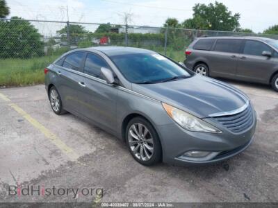 2012 Hyundai SONATA SE 2.0T, серый — VIN 5NPEC4AB5CH437181, IAAI