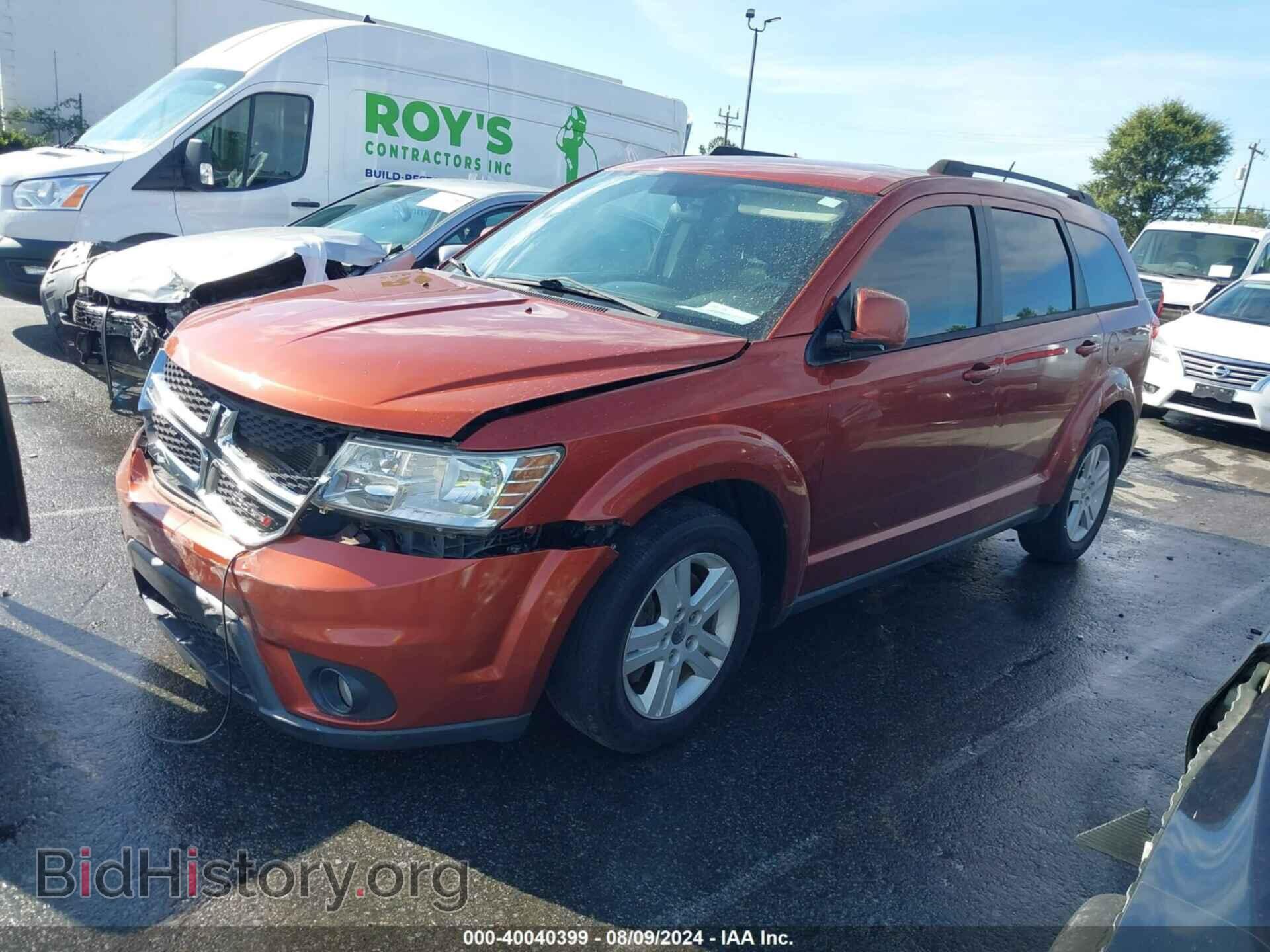 2012 DODGE JOURNEY - VIN: 3C4PDCBB7CT353653 - Фото 2