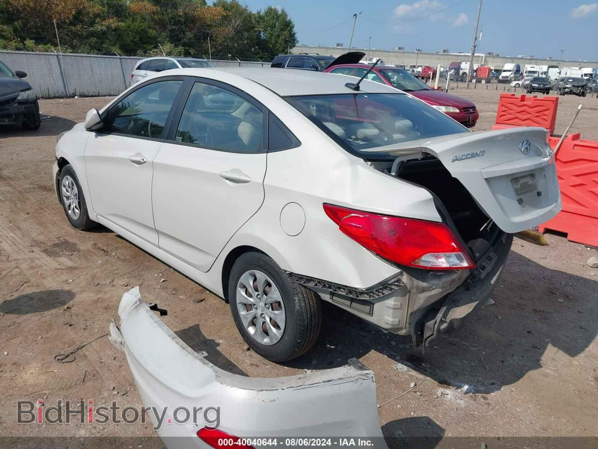 2016 HYUNDAI ACCENT - VIN: KMHCT4AE2GU060754 - Фото 3