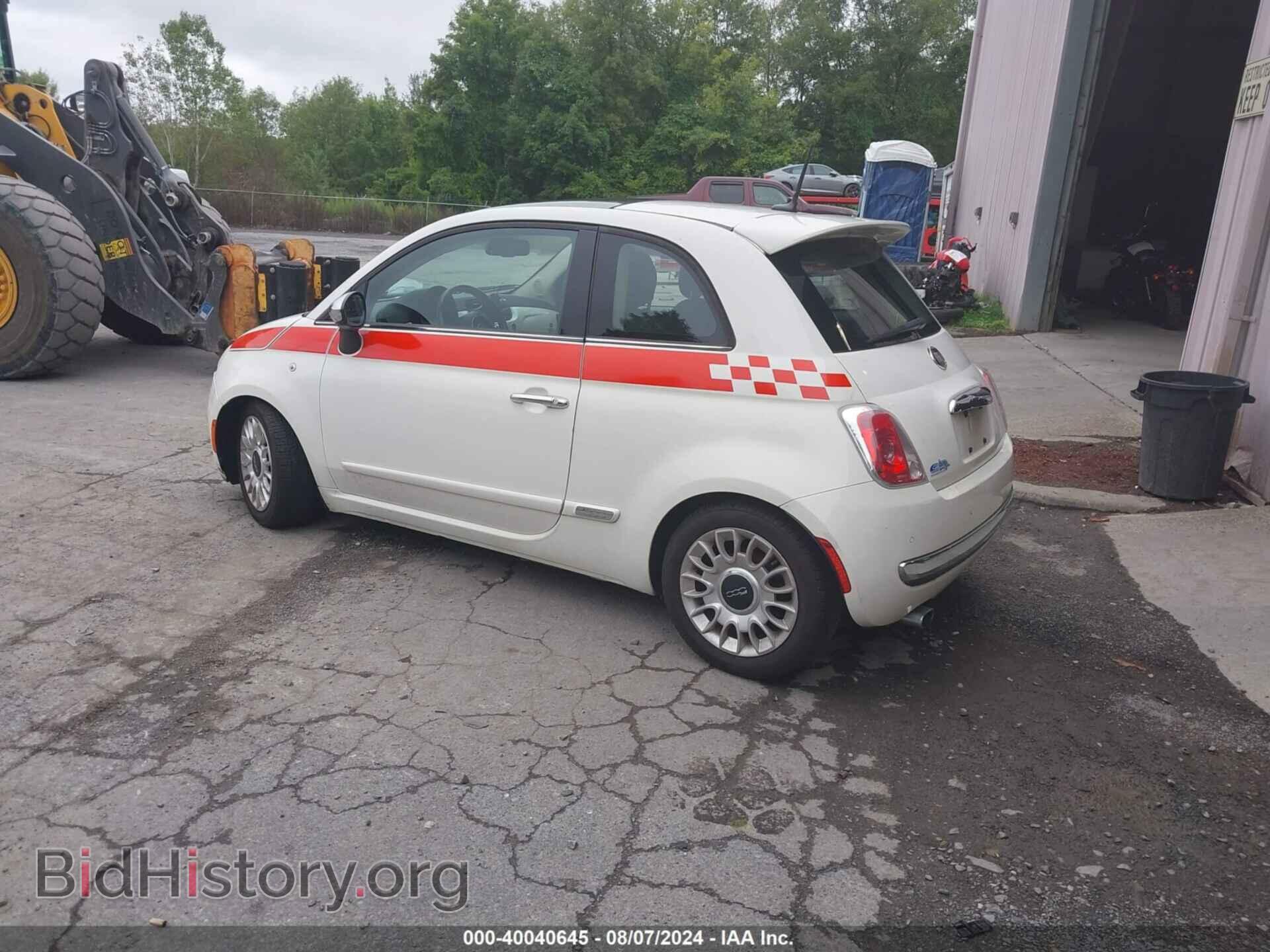 2012 FIAT 500 - VIN: 3C3CFFCR7CT105347 - Фото 3