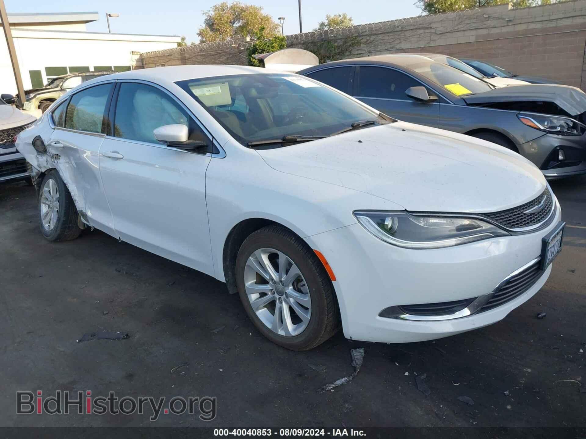 Фотография 1C3CCCABXGN123473 - CHRYSLER 200 2016