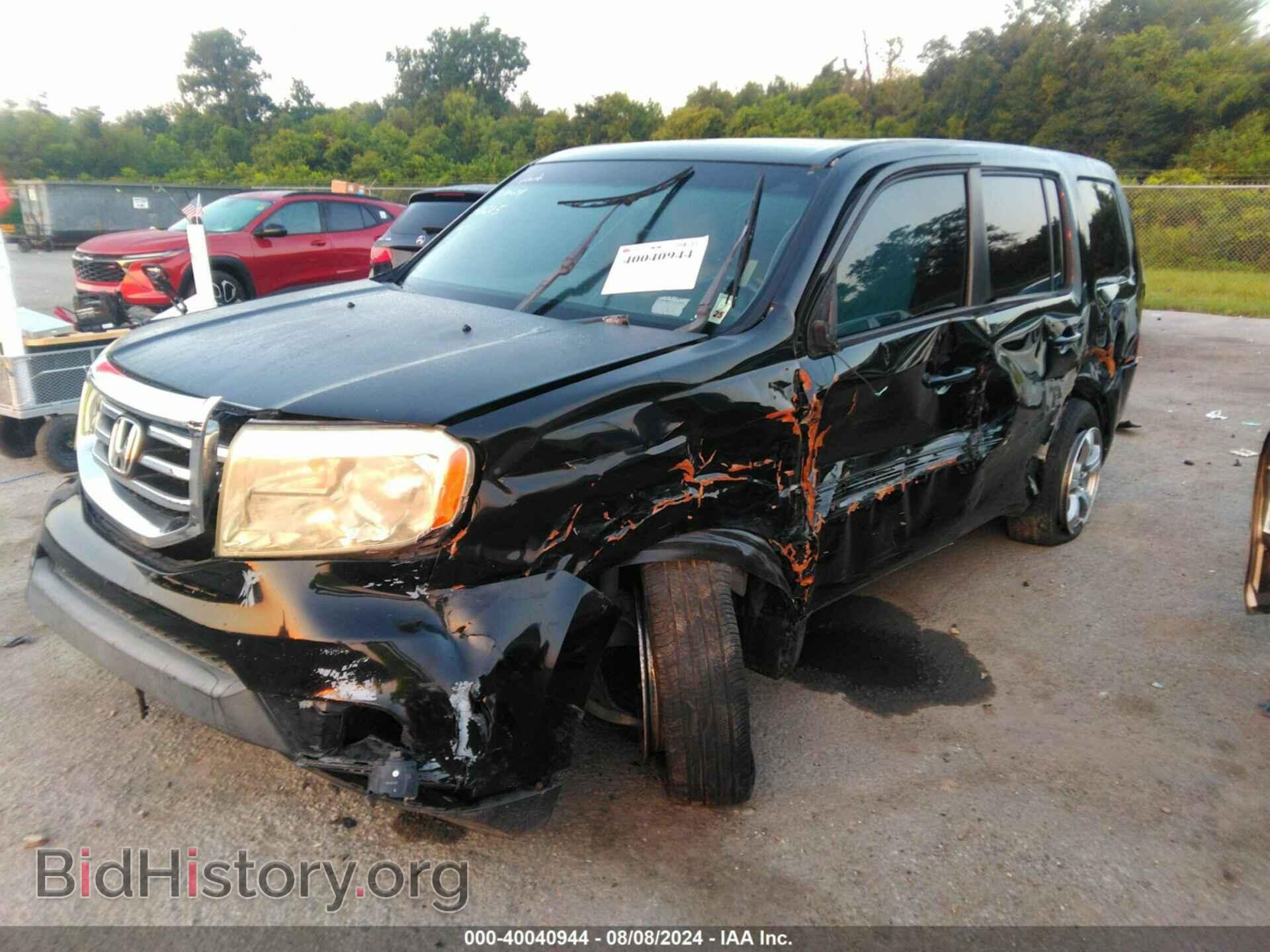 2013 HONDA PILOT - VIN: 5FNYF3H51DB041215 - Фото 2