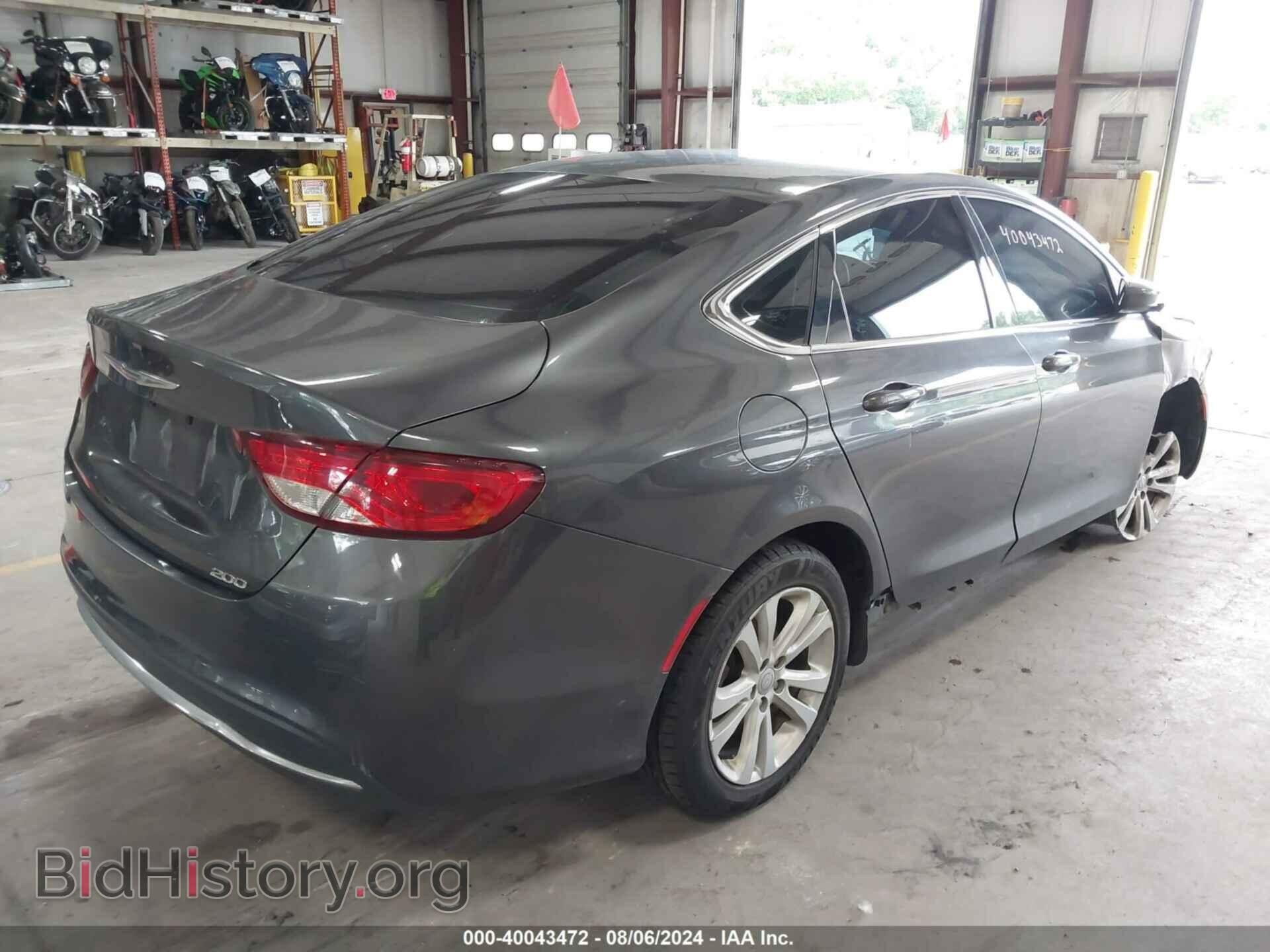 2016 CHRYSLER 200 - VIN: 1C3CCCAB5GN117855 - Фото 4