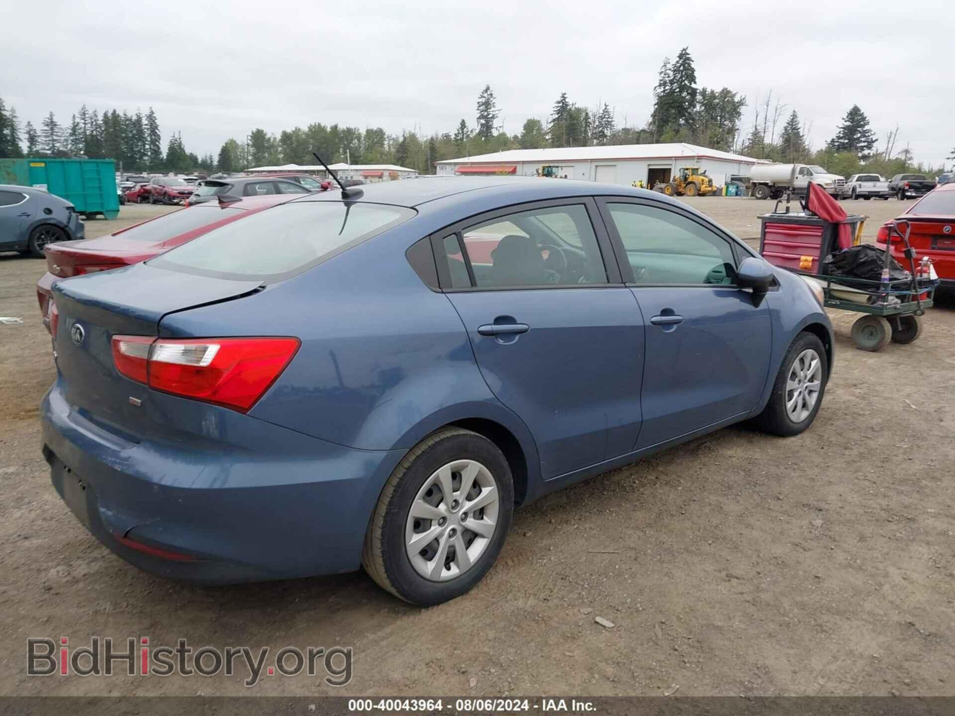 2016 KIA RIO - VIN: KNADM4A33G6558564 - Фото 4