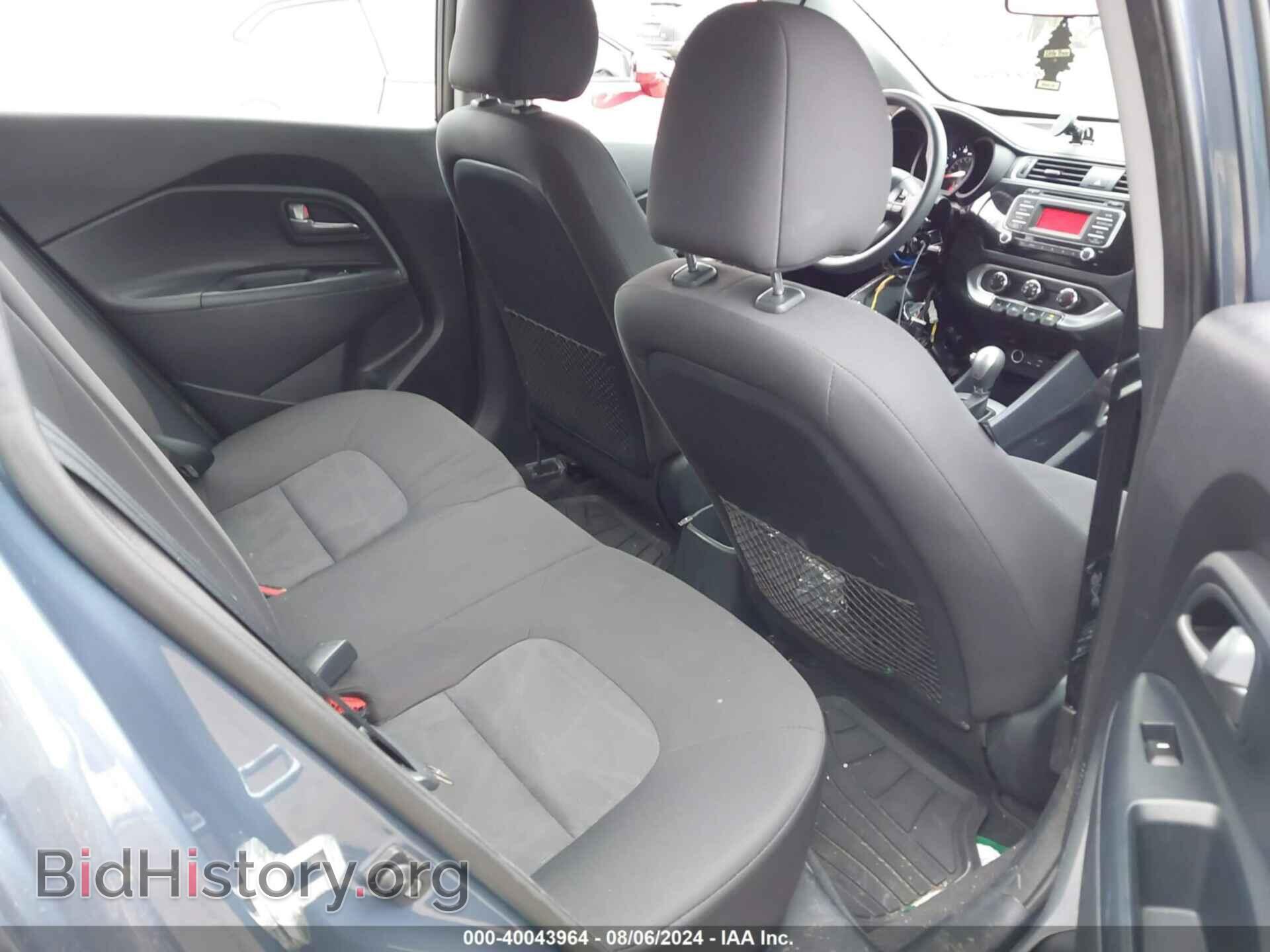 2016 KIA RIO - VIN: KNADM4A33G6558564 - Фото 8