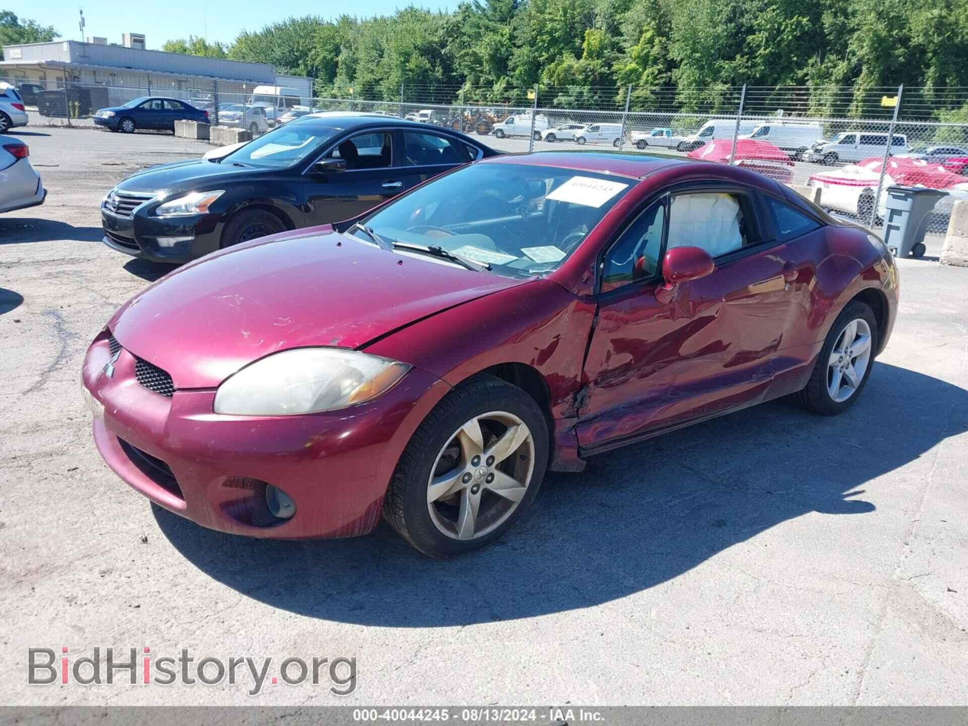 2007 MITSUBISHI ECLIPSE - VIN: 4A3AK24F27E028921 - Фото 2