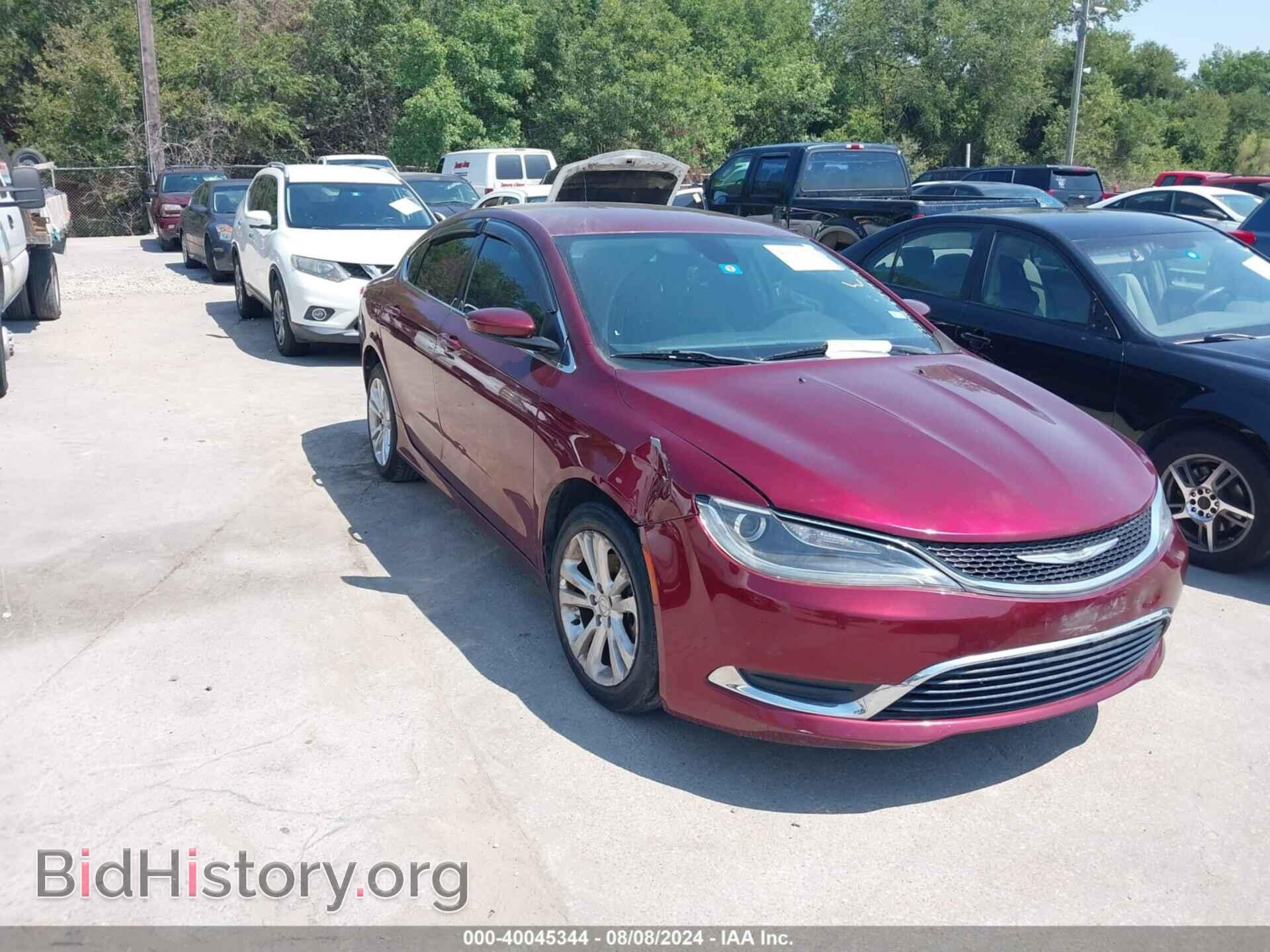 Фотография 1C3CCCAB2FN735584 - CHRYSLER 200 2015
