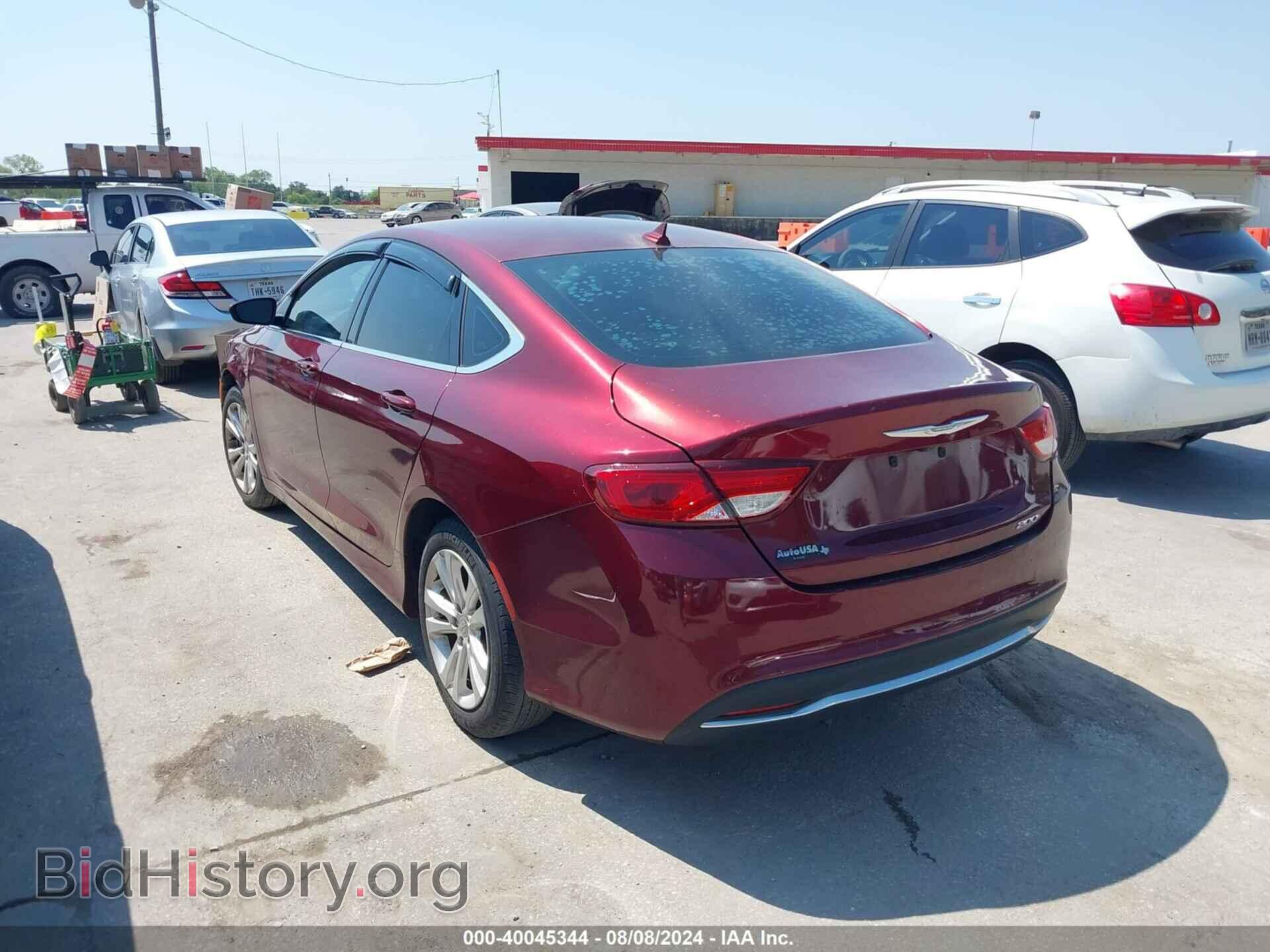 2015 CHRYSLER 200 - VIN: 1C3CCCAB2FN735584 - Фото 3