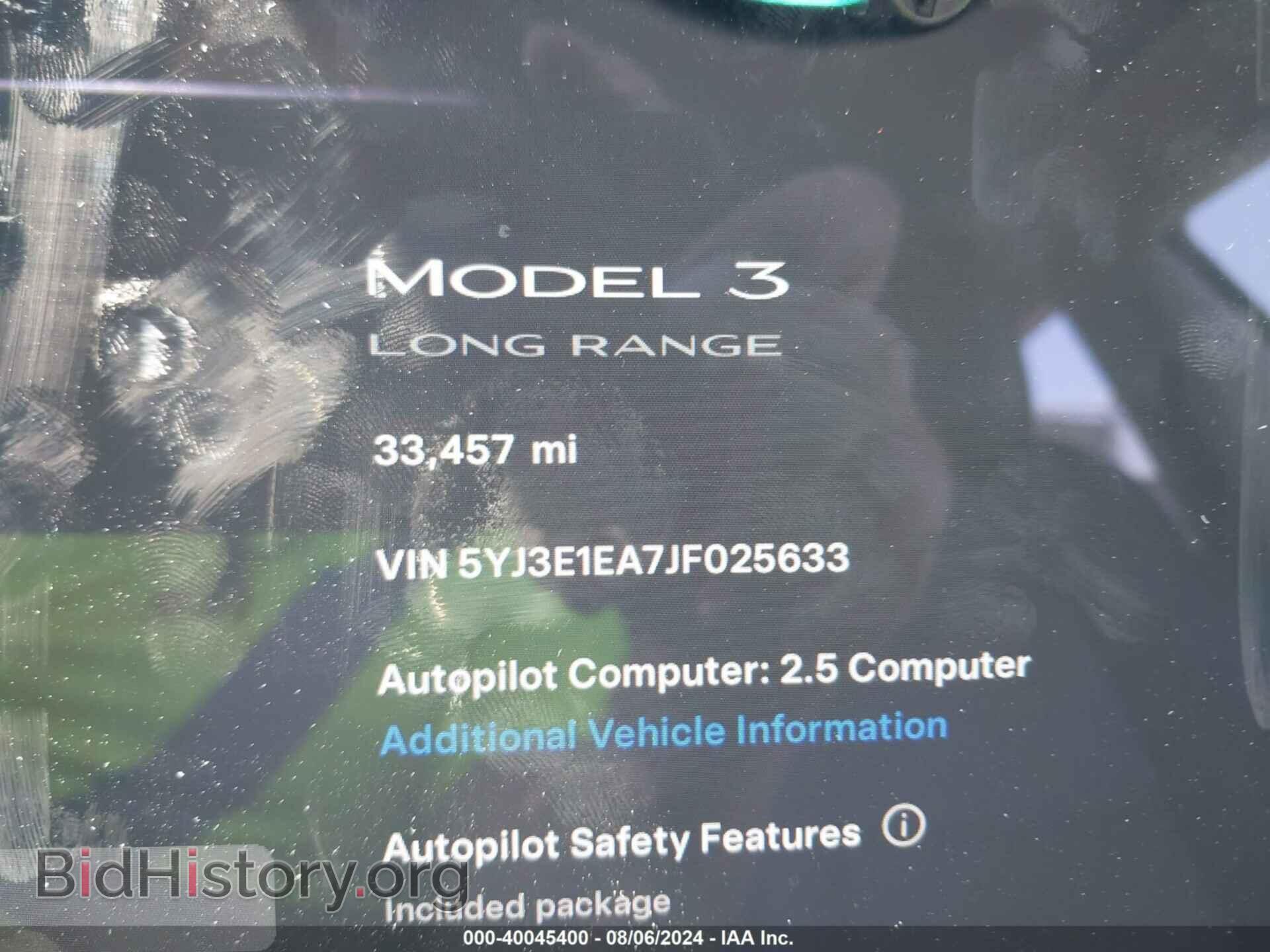 2018 TESLA MODEL 3 - VIN: 5YJ3E1EA7JF025633 - Фото 7