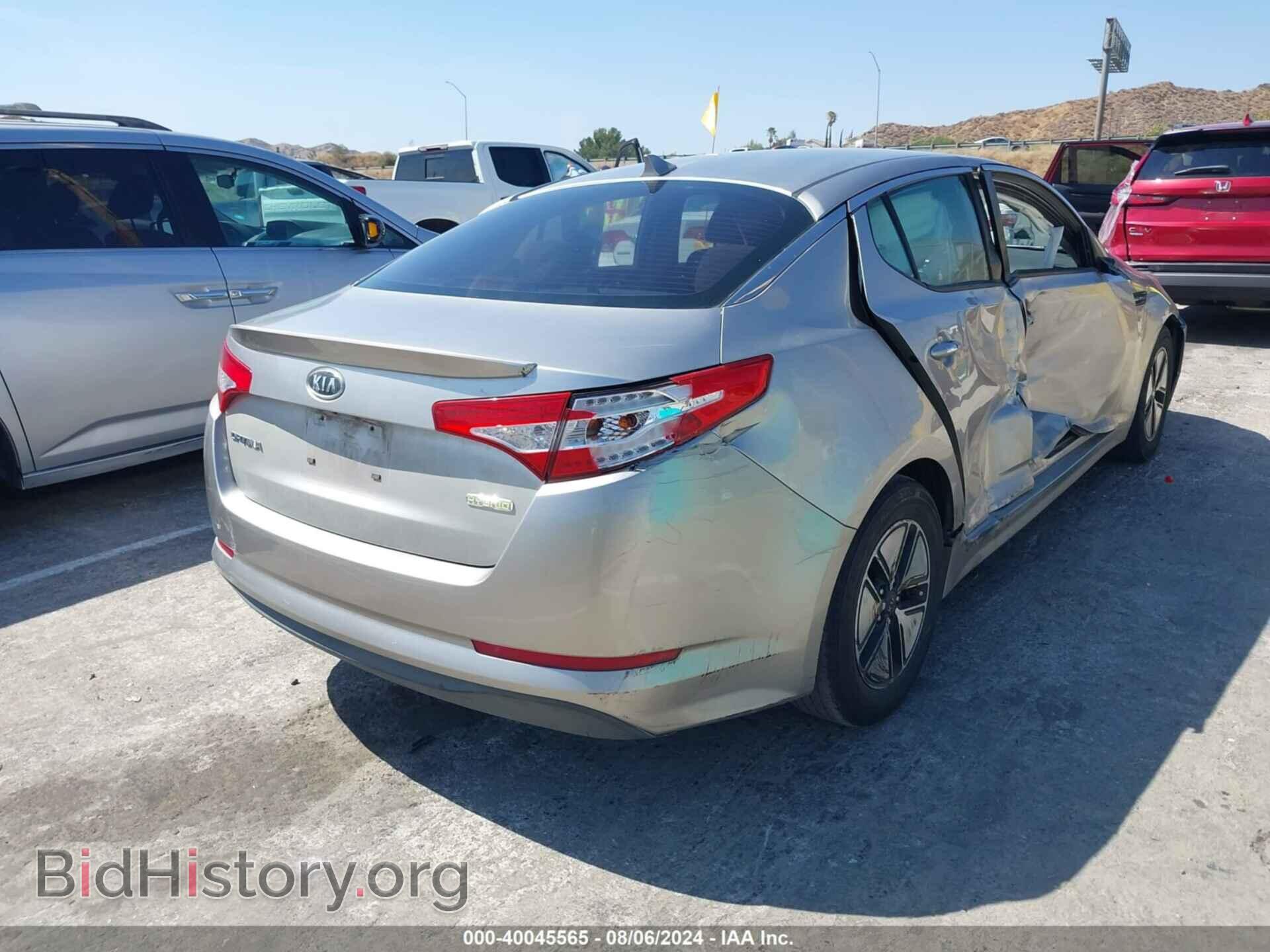2012 KIA OPTIMA HYBRID - VIN: KNAGM4AD2C5016538 - Фото 4