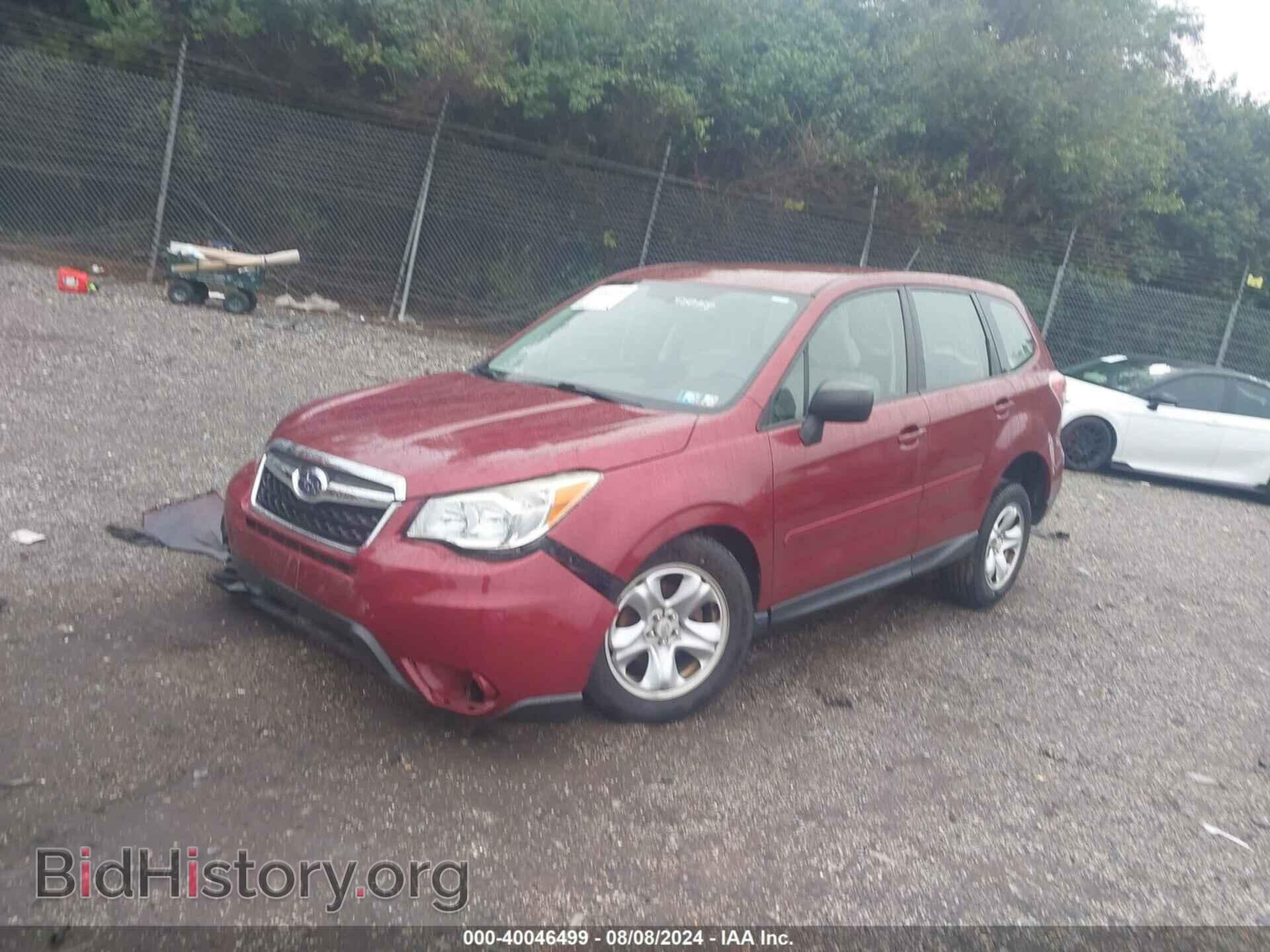 2014 SUBARU FORESTER - VIN: JF2SJAAC3EH450918 - Фото 2