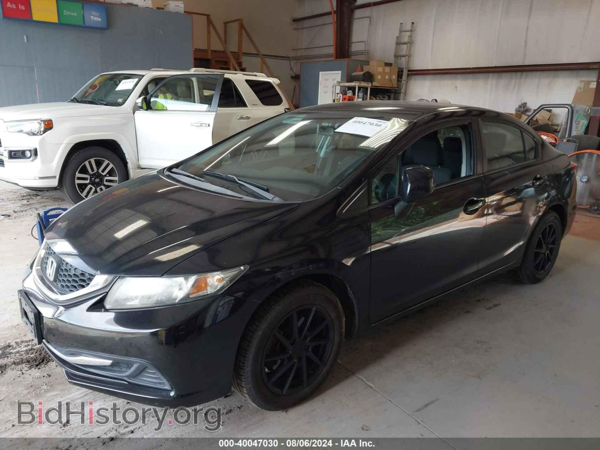 2013 HONDA CIVIC - VIN: 2HGFB2F59DH562775 - Фото 2