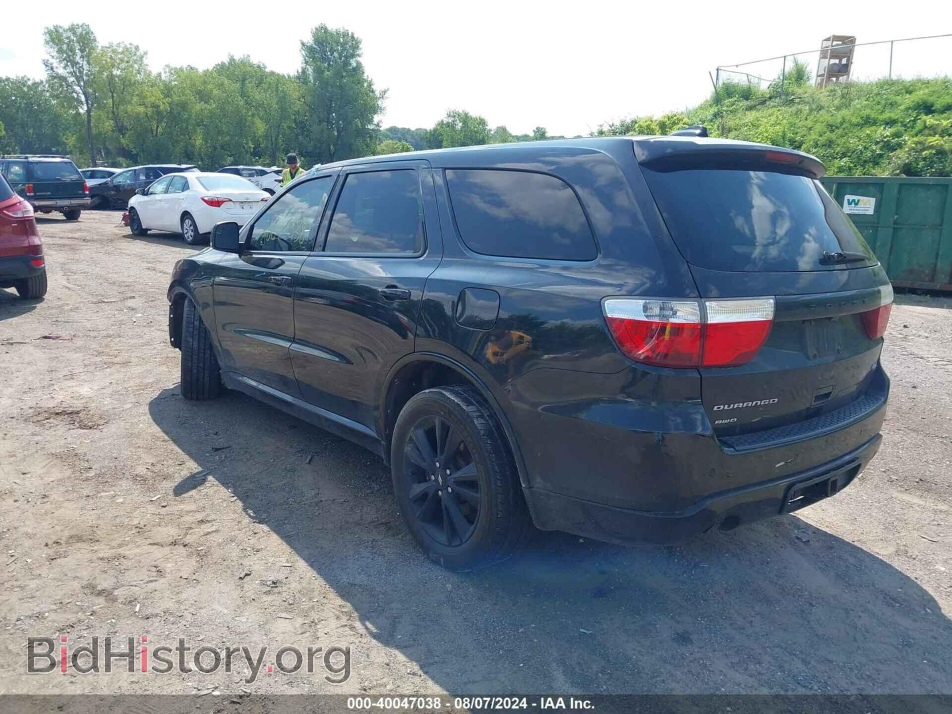 2012 DODGE DURANGO - VIN: 1C4SDJCT3CC217666 - Фото 3