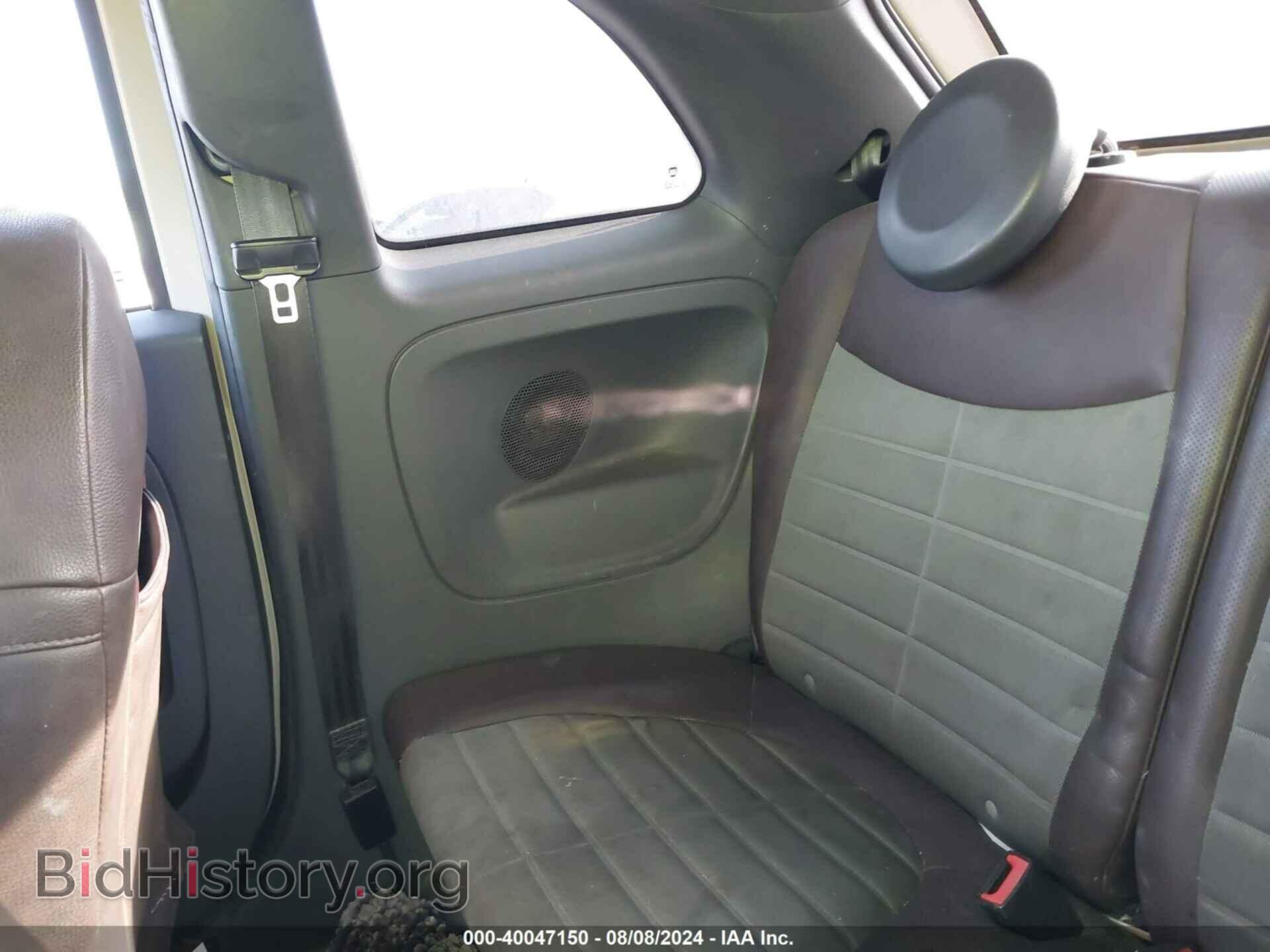 2012 FIAT 500 - VIN: 3C3CFFBR4CT116310 - Фото 8