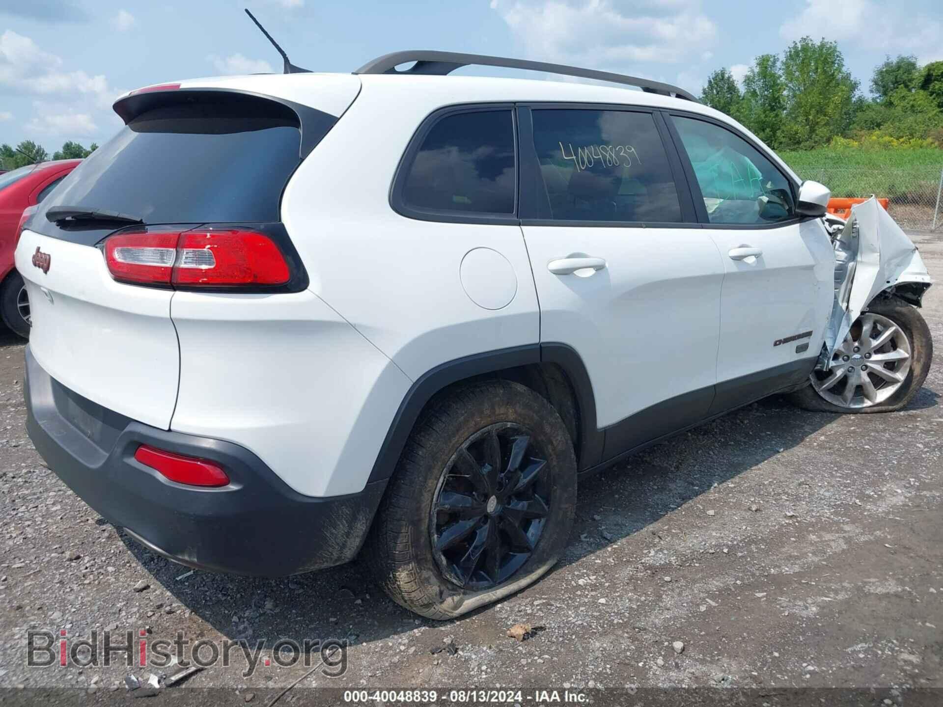 2016 JEEP CHEROKEE - VIN: 1C4PJMCB0GW277156 - Фото 4