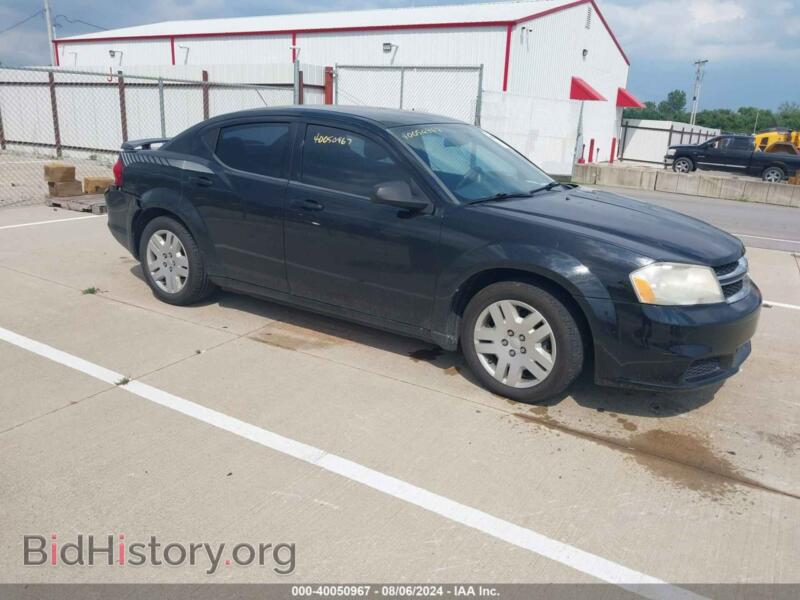 2012 Dodge AVENGER SE (VIN 1C3CDZAB6CN118524) — photo 1 of 13, IAAI, damage: rear