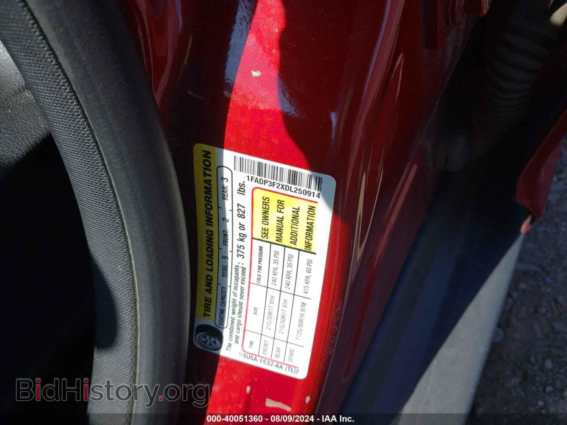 2013 FORD FOCUS - VIN: 1FADP3F2XDL250914 - Photo 9
