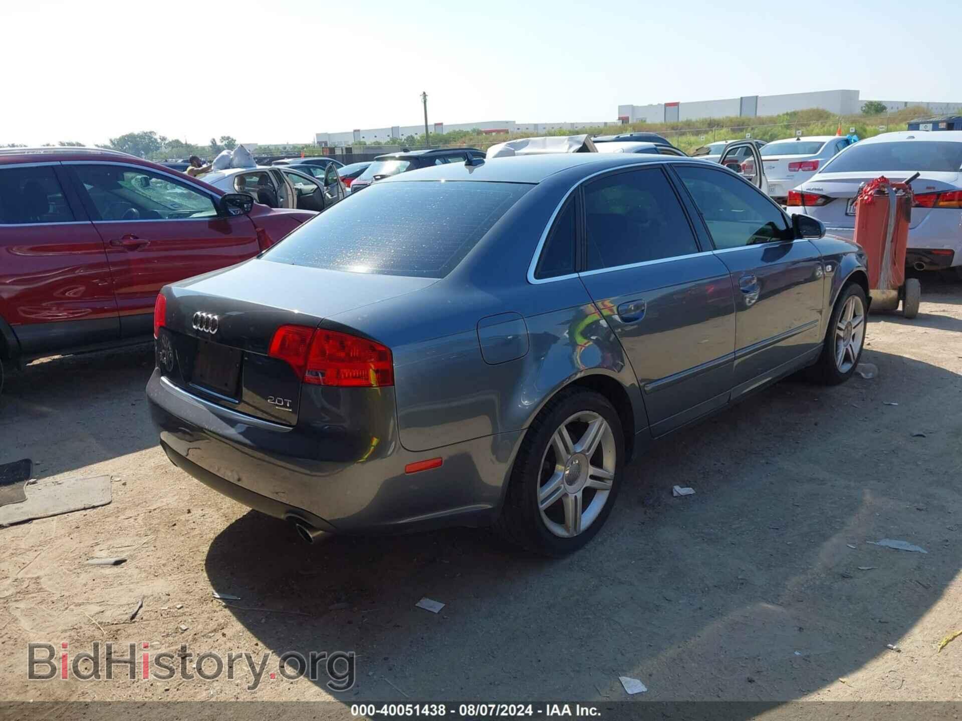 2007 AUDI A4 - VIN: WAUDF78E67A047608 - Фото 4