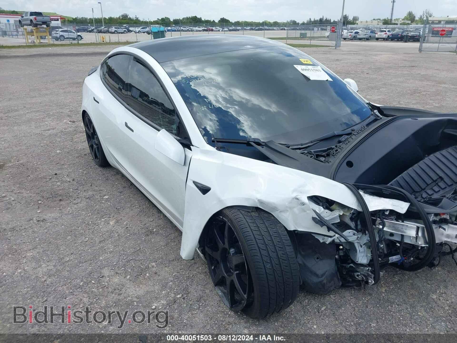 Photo 5YJ3E1EB8MF872819 - TESLA MODEL 3 2021