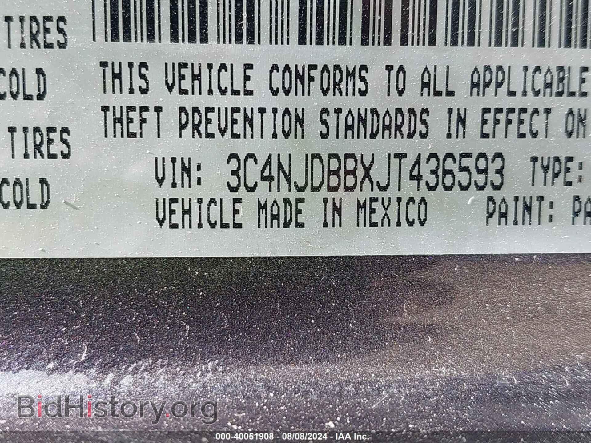 2018 JEEP COMPASS - VIN: 3C4NJDBBXJT436593 - Фото 9