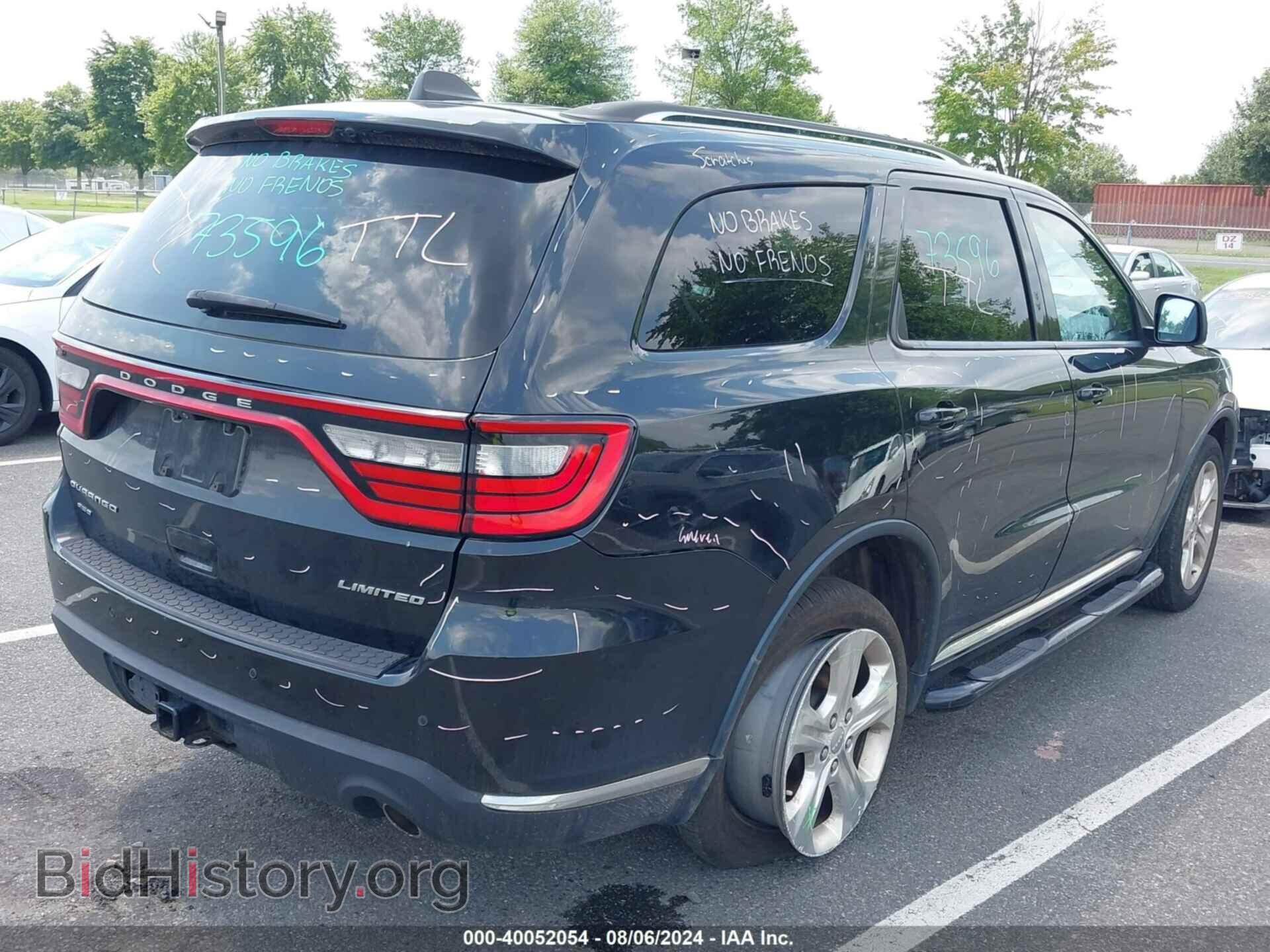 2014 DODGE DURANGO - VIN: 1C4RDJDG1EC482007 - Фото 4