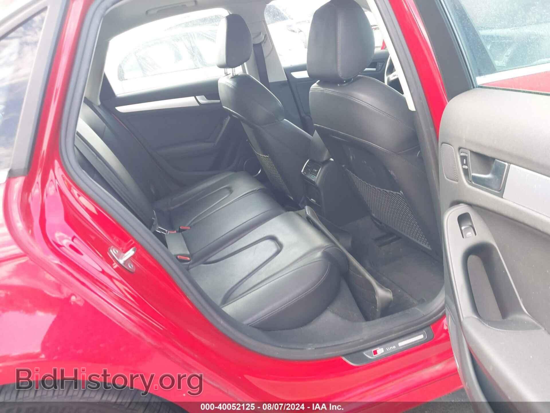 2012 AUDI A4 - VIN: WAUFFBFL5CA117428 - Фото 8