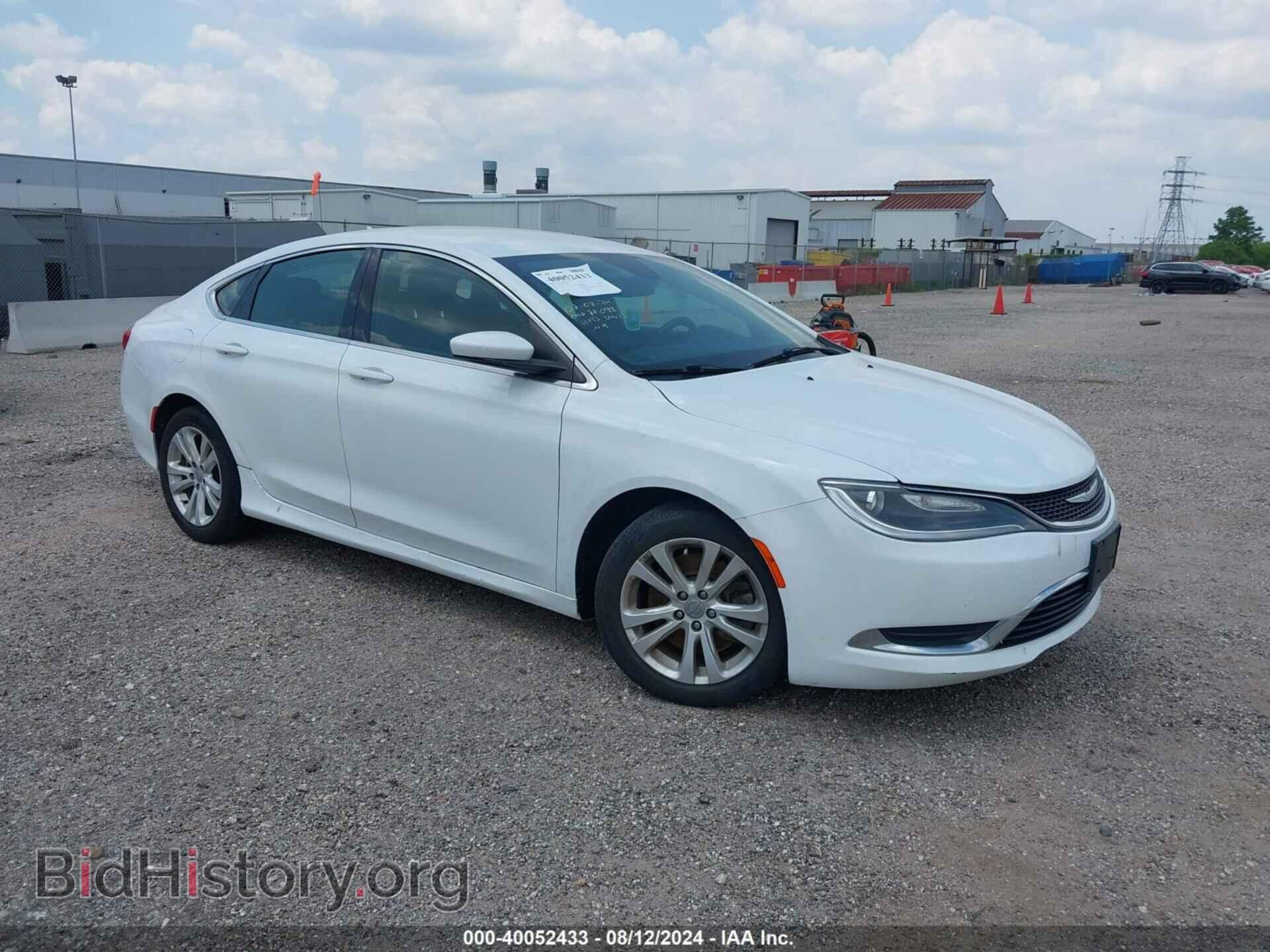 Фотография 1C3CCCAG5GN178599 - CHRYSLER 200 2016