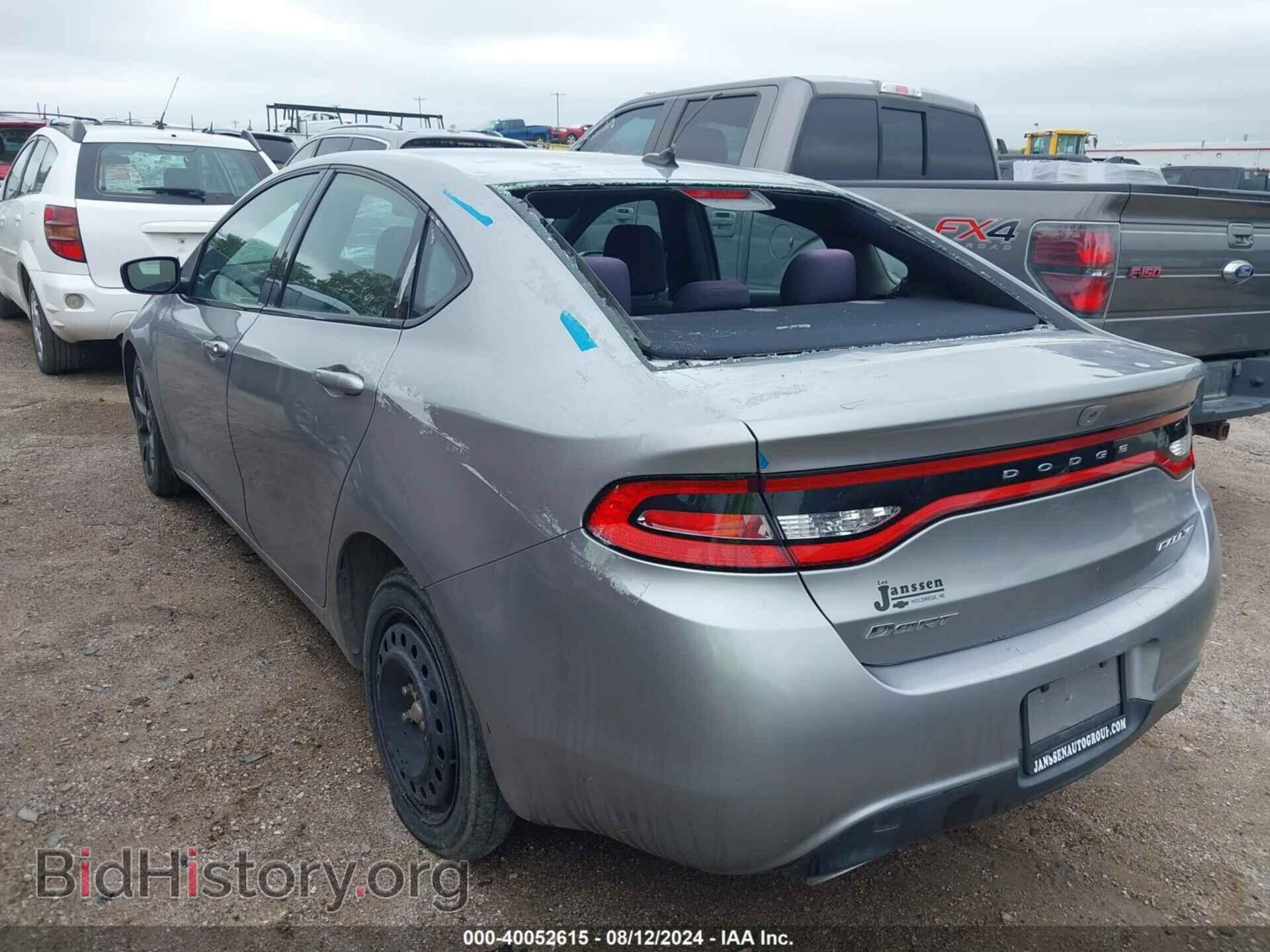 2015 DODGE DART - VIN: 1C3CDFBB6FD299549 - Фото 3