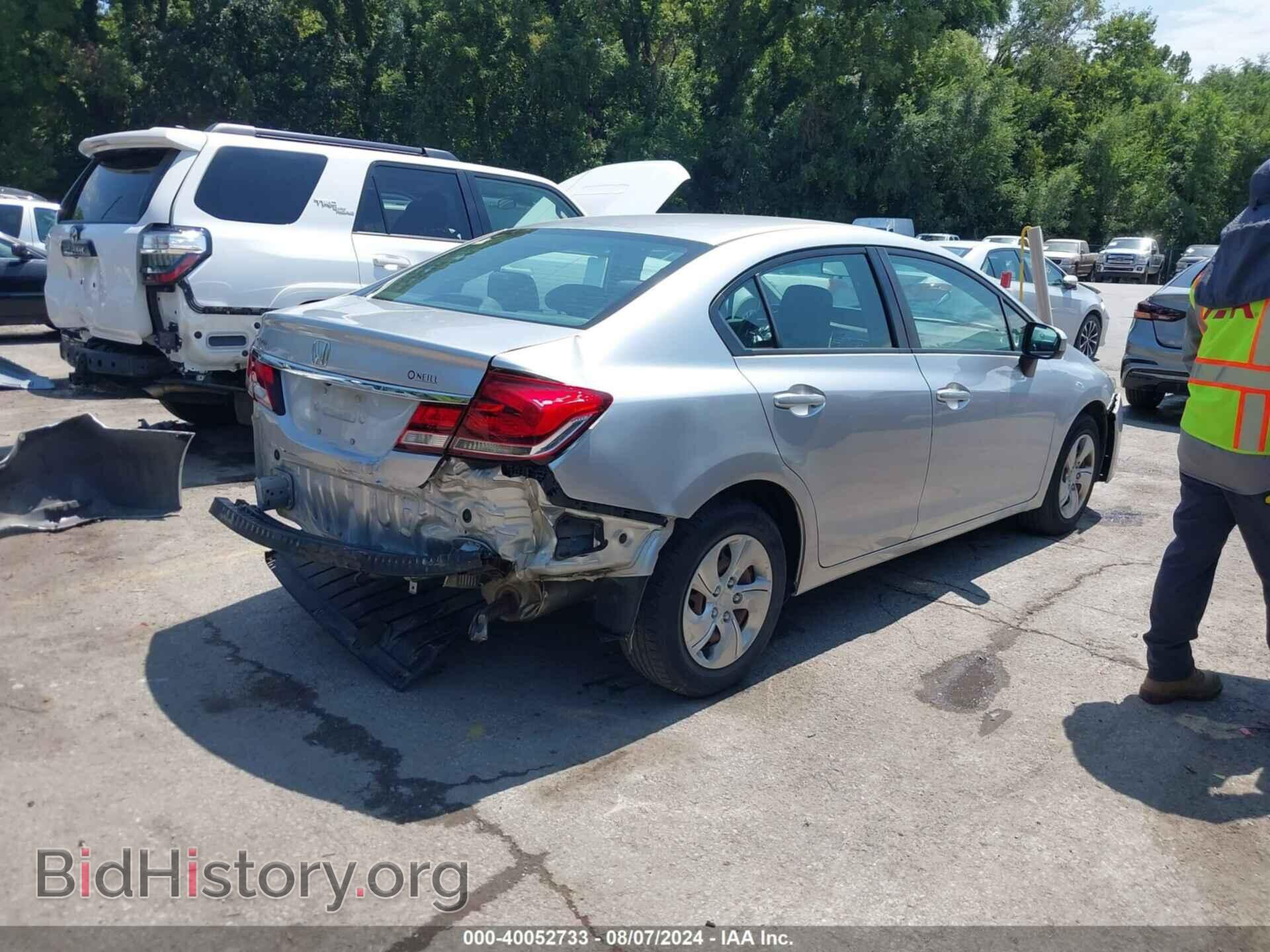 2015 HONDA CIVIC - VIN: 19XFB2F56FE006159 - Фото 4